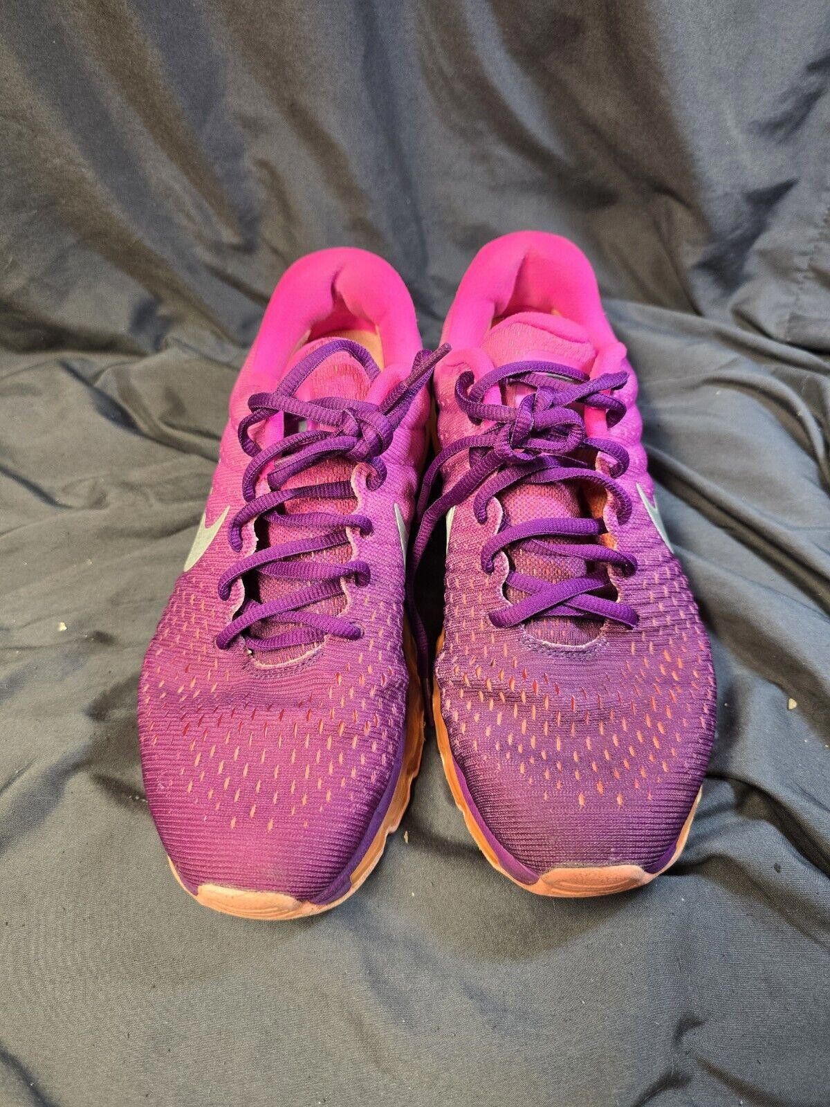 Nike Nike Air Max 2017 Women Size 8 849560-502 Pink Purple Orange Size US 8 / IT 38 - 2 Thumbnail