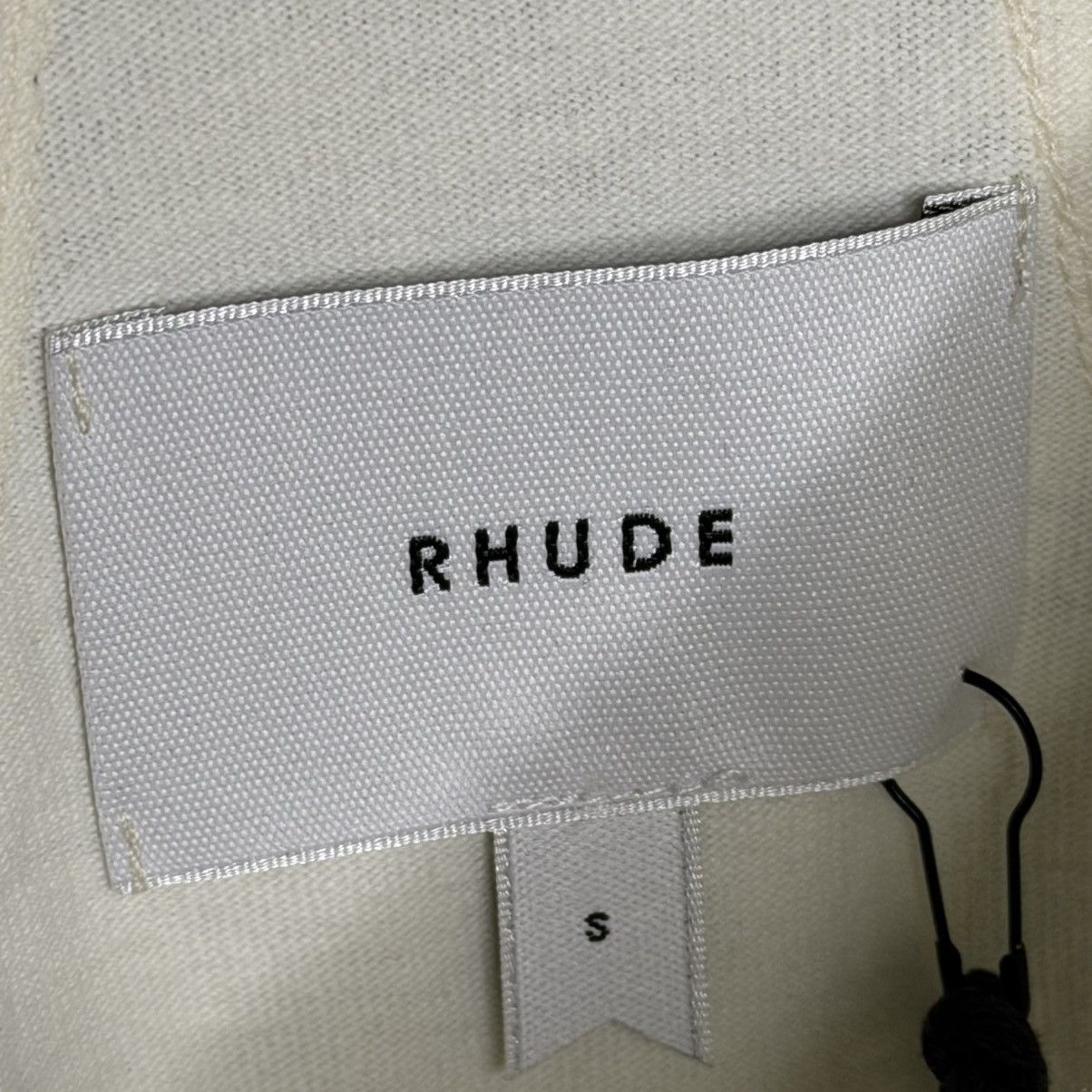 Rhude Rhude Script Tee, Size Small, 100% Authentic, Fast Shipping Size US S / EU 44-46 / 1 - 2 Thumbnail