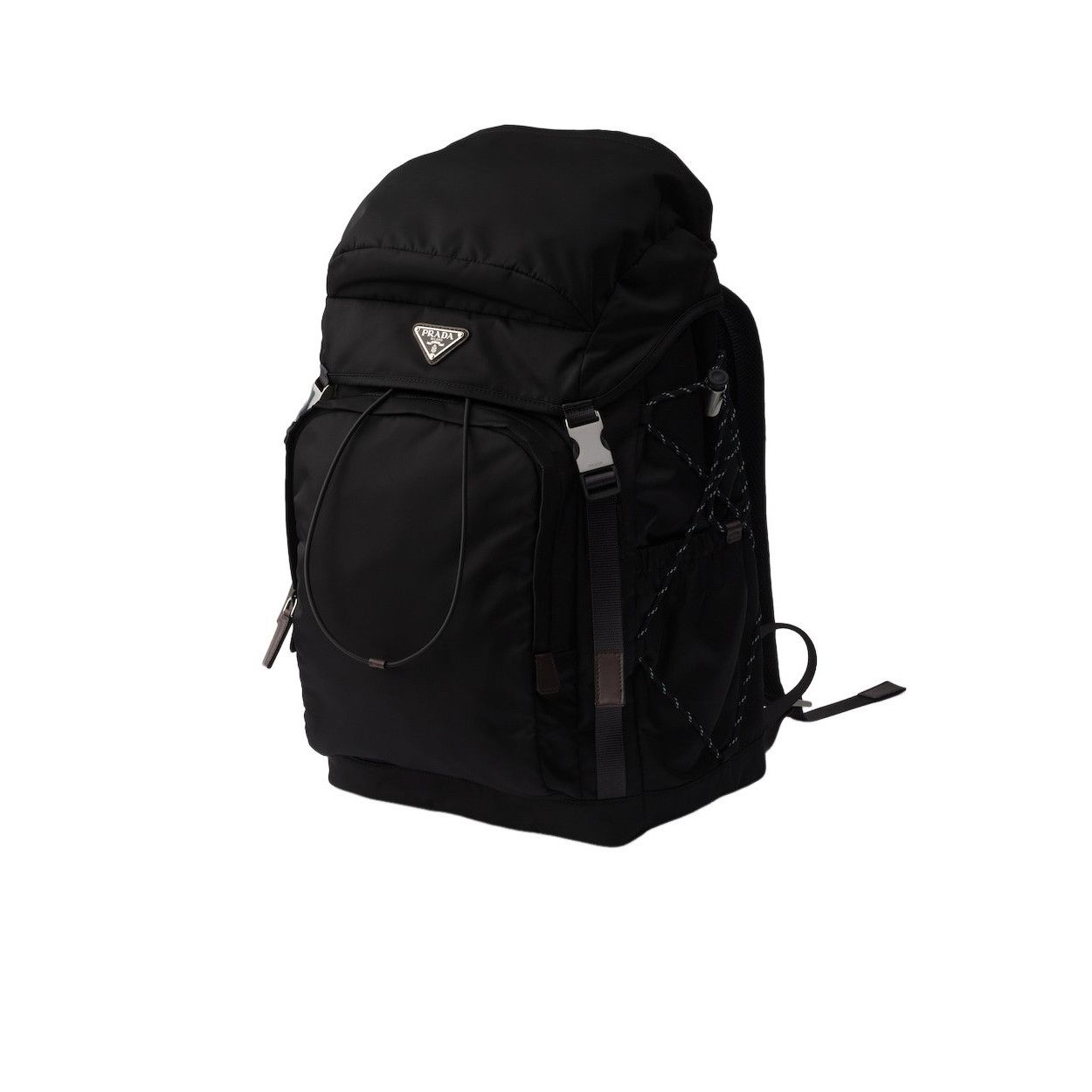 Prada PRADA $4300 Speedrock Re-Nylon/Leather Black backpack New & Size ONE SIZE - 2 Thumbnail