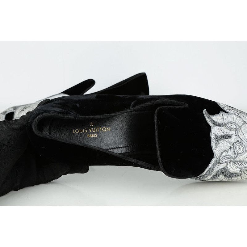 Louis Vuitton Louis Vuitton Embroidered Flat Shoes with Elephant Design - Size US 13 / EU 46 - 4 Thumbnail