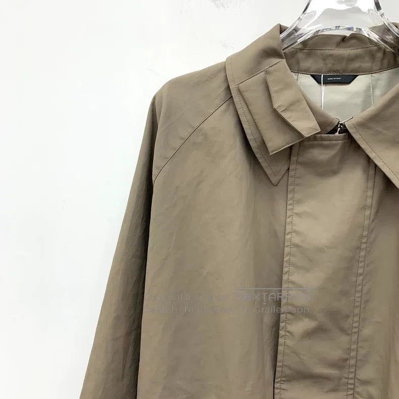 Fendi Fendi Chestnut Linen Lapel Long-Sleeve Windbreaker Jacket Size US M / EU 48-50 / 2 - 3 Thumbnail