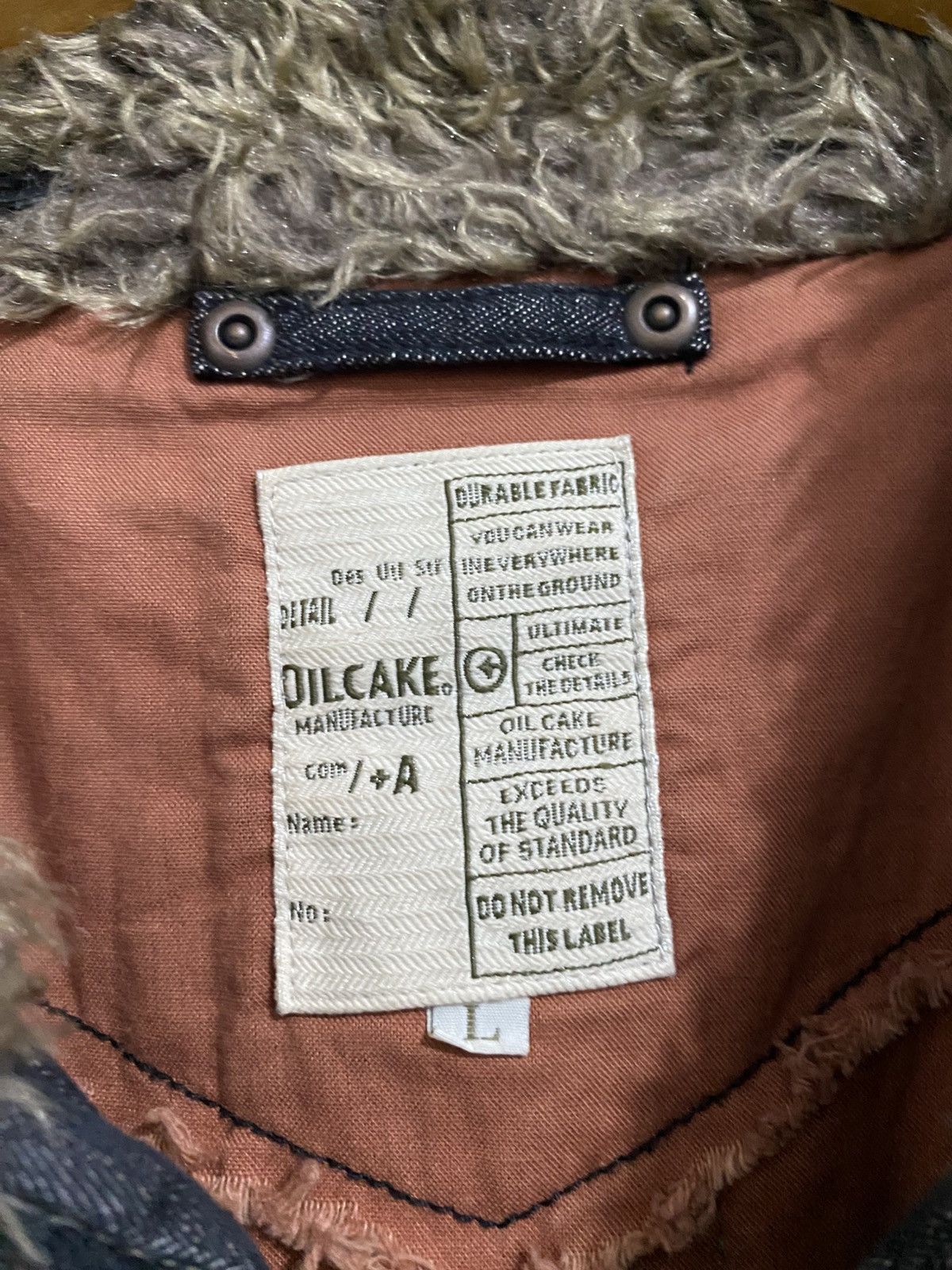 If Six Was Nine × Japanese Brand × Le Grande Bleu (L.G.B.) 💸BINDINGOFFER💸Oilcake denimfur jacket lgb ifsixwasnine Size US L / EU 52-54 / 3 - 8 Thumbnail