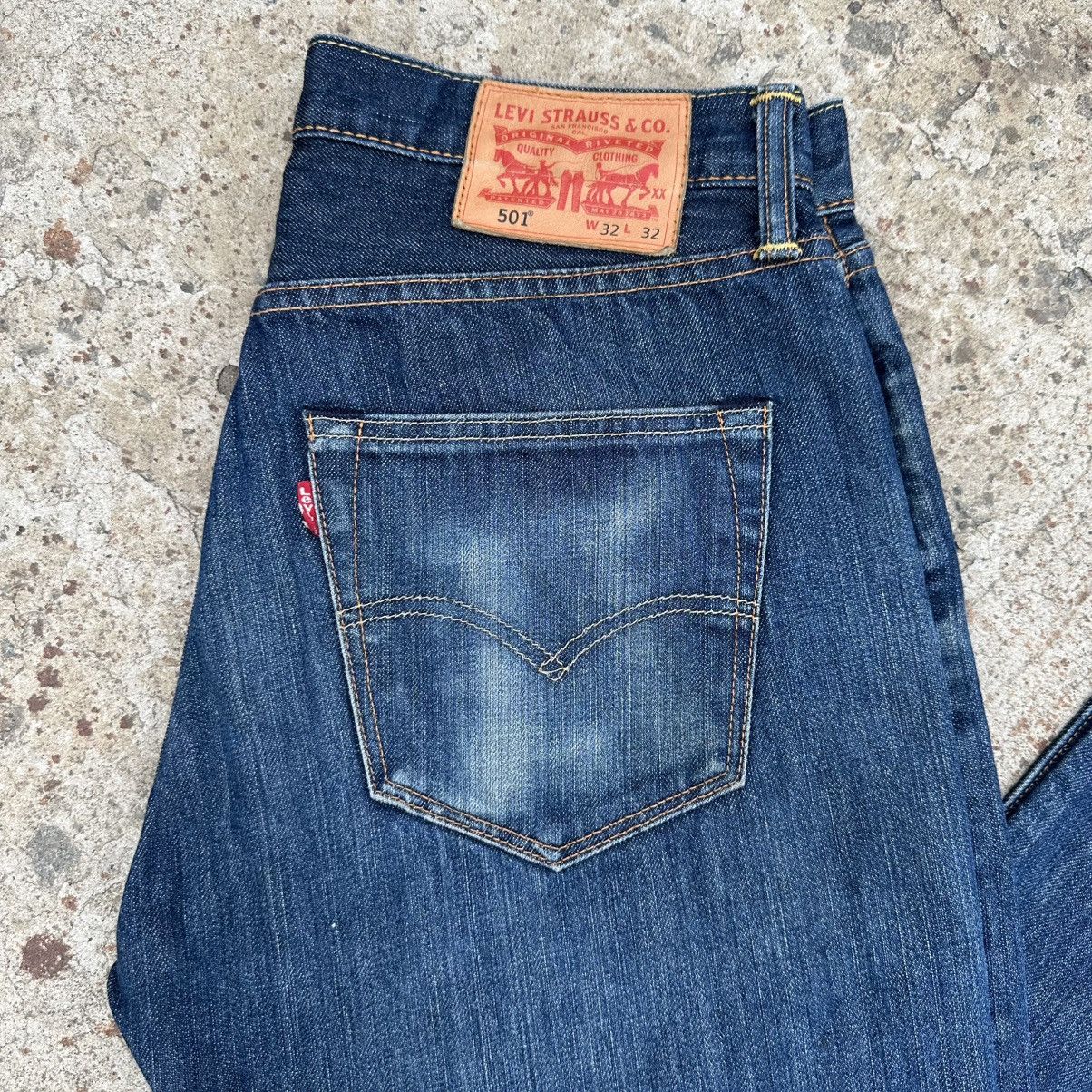 Levi's Vintage Clothing Vintage Levi’s 501 Jeans W32xL32 Pants Straight Fit Y2K Size US 32 / EU 48 - 6 Thumbnail