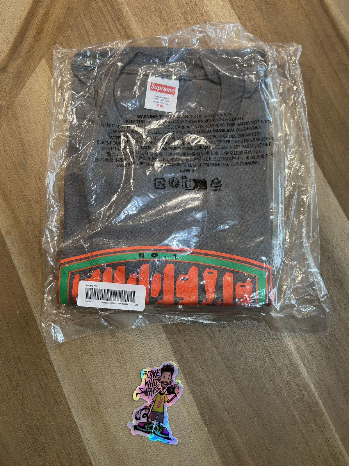 Supreme Supreme Pound Tee Size XXL Size US XXL / EU 58 / 5 - 3 Thumbnail