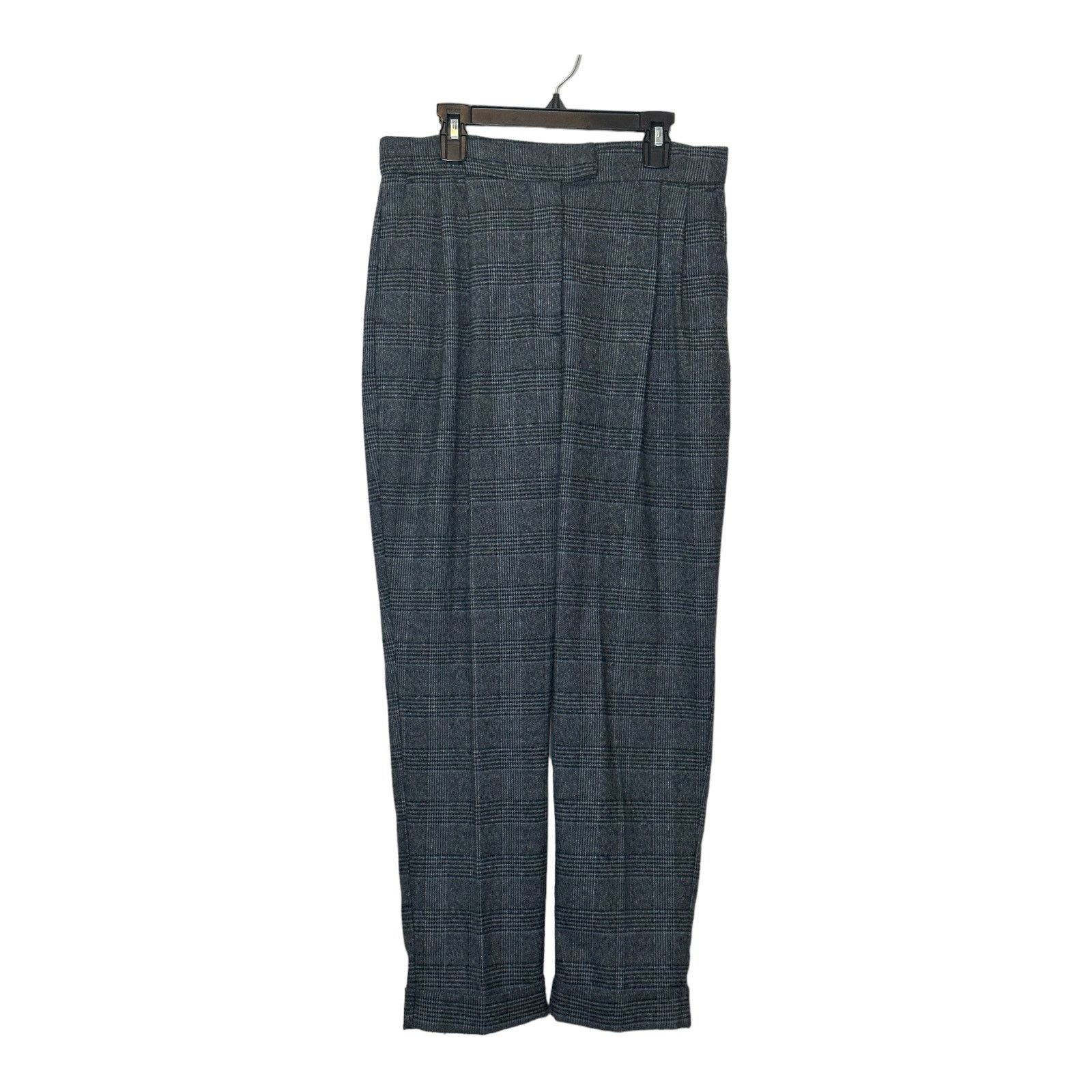 Zara Zara plaid pleated cuffed ankle hems pants size XS Size 30" / US 8 / IT 44 - 8 Thumbnail