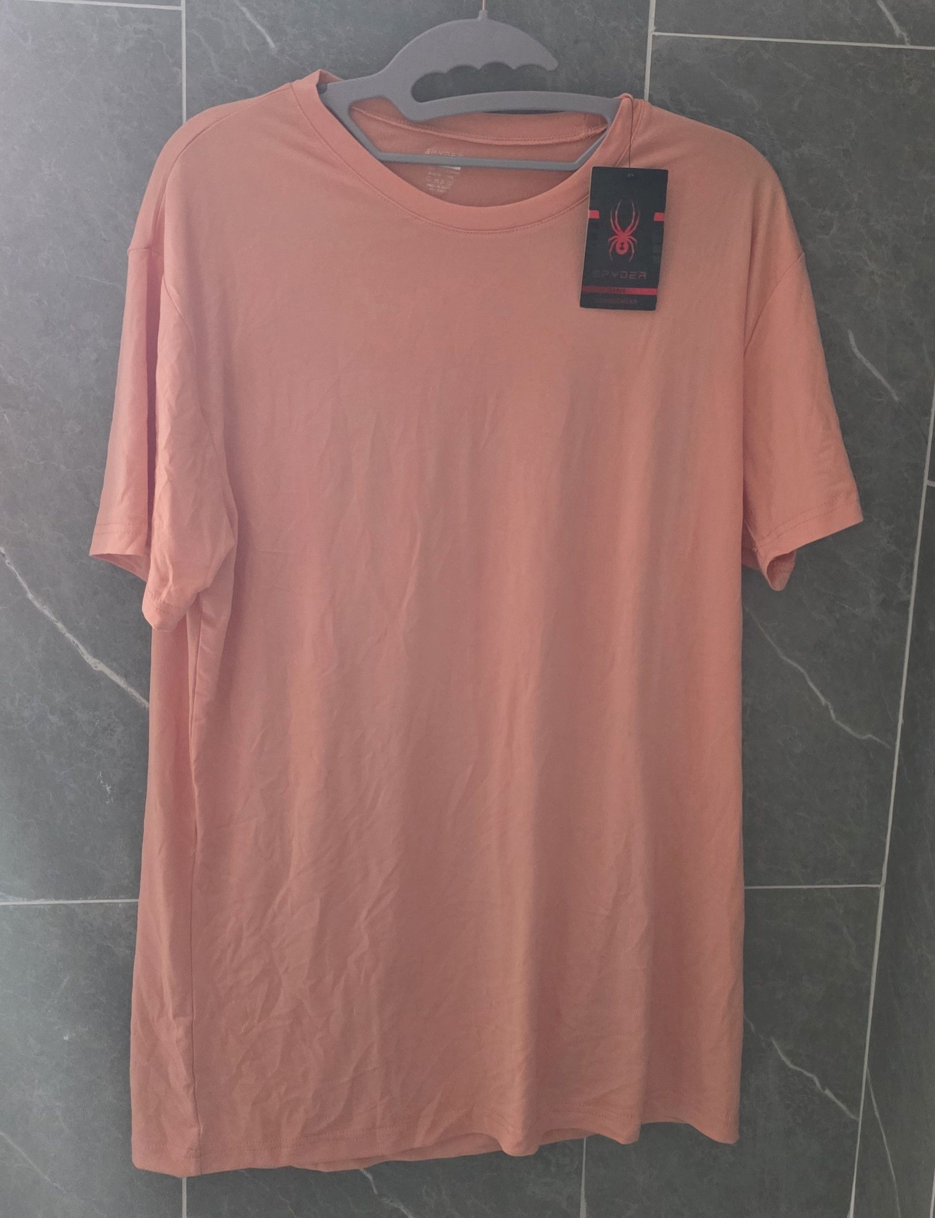 Spyder NWT Spyder Loungewear Active Basics Orange Logo SS Shirt L Size US L / EU 52-54 / 3 - 1 Thumbnail