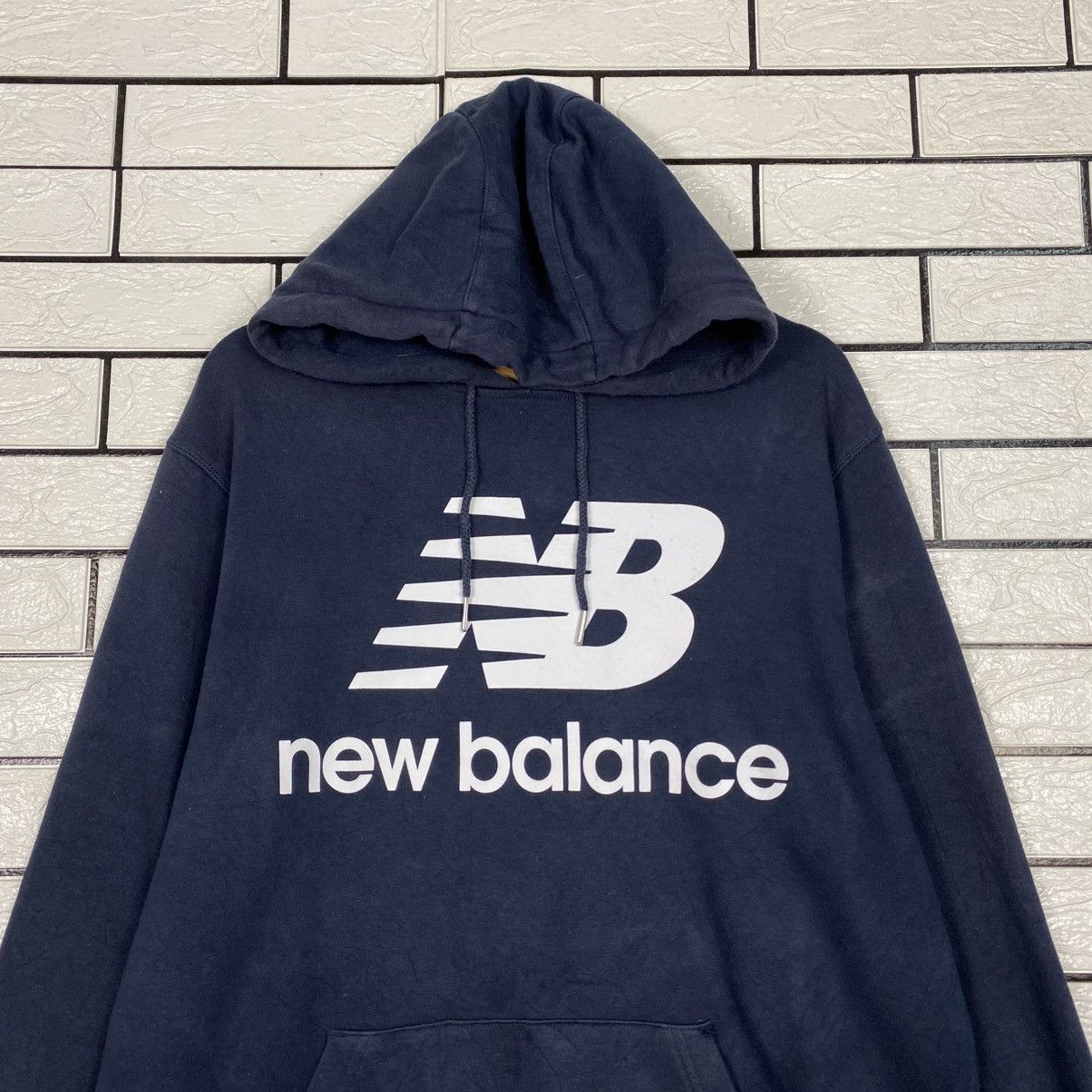 Japanese Brand Vintage Hoodie Pull Over New Balance Big Logo Over Print Size US L / EU 52-54 / 3 - 4 Thumbnail