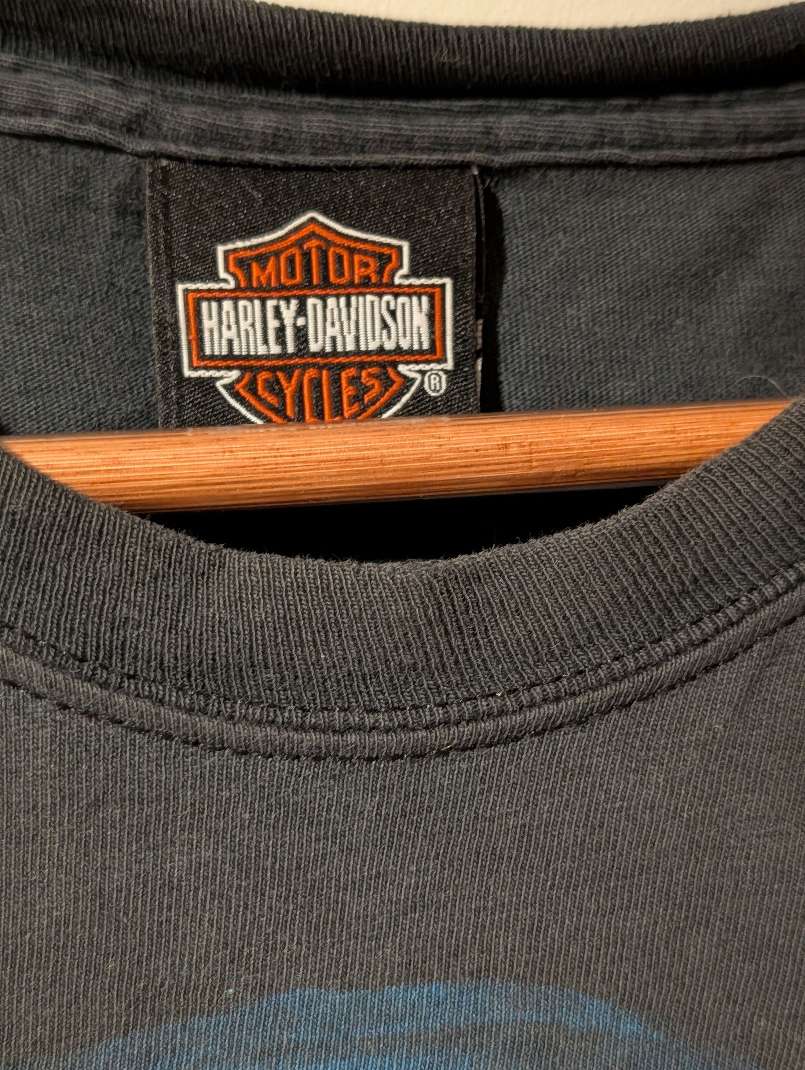Harley Davidson Vintage 2008 Harley Davidson Motorcycle Skull Large T-Shirt Size US L / EU 52-54 / 3 - 10 Thumbnail