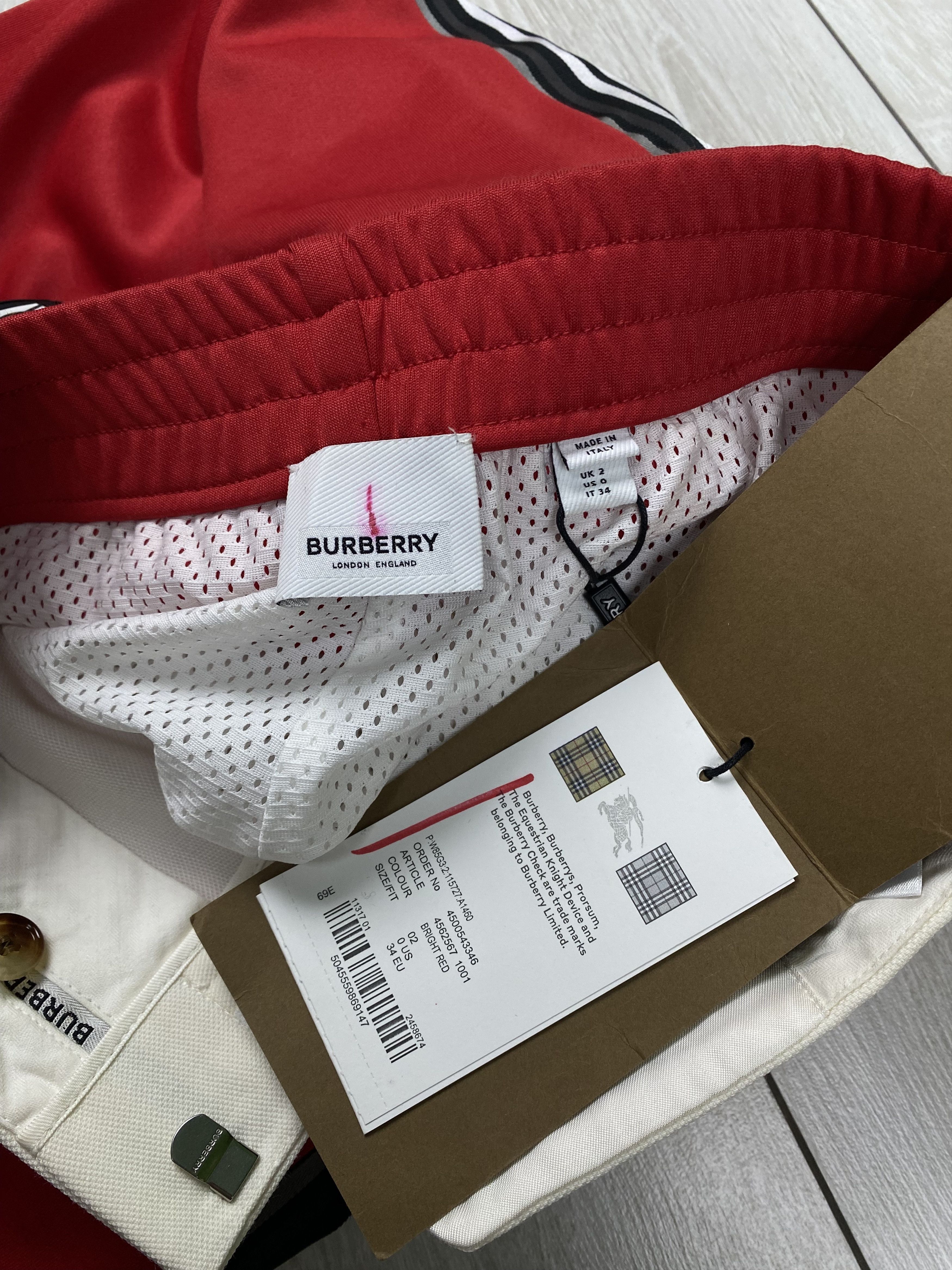 Burberry Burberry Stripe Detail Double-Waist Jersey Trackpants pants Size 24" / US 00 / IT 34 - 13 Thumbnail