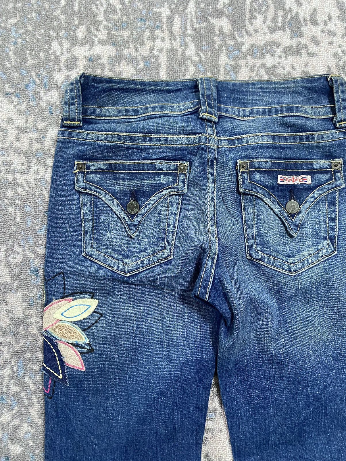 Hysteric Glamour Hudson Emboidery Flared Denim Jeans Size US 28 / EU 44 - 5 Thumbnail