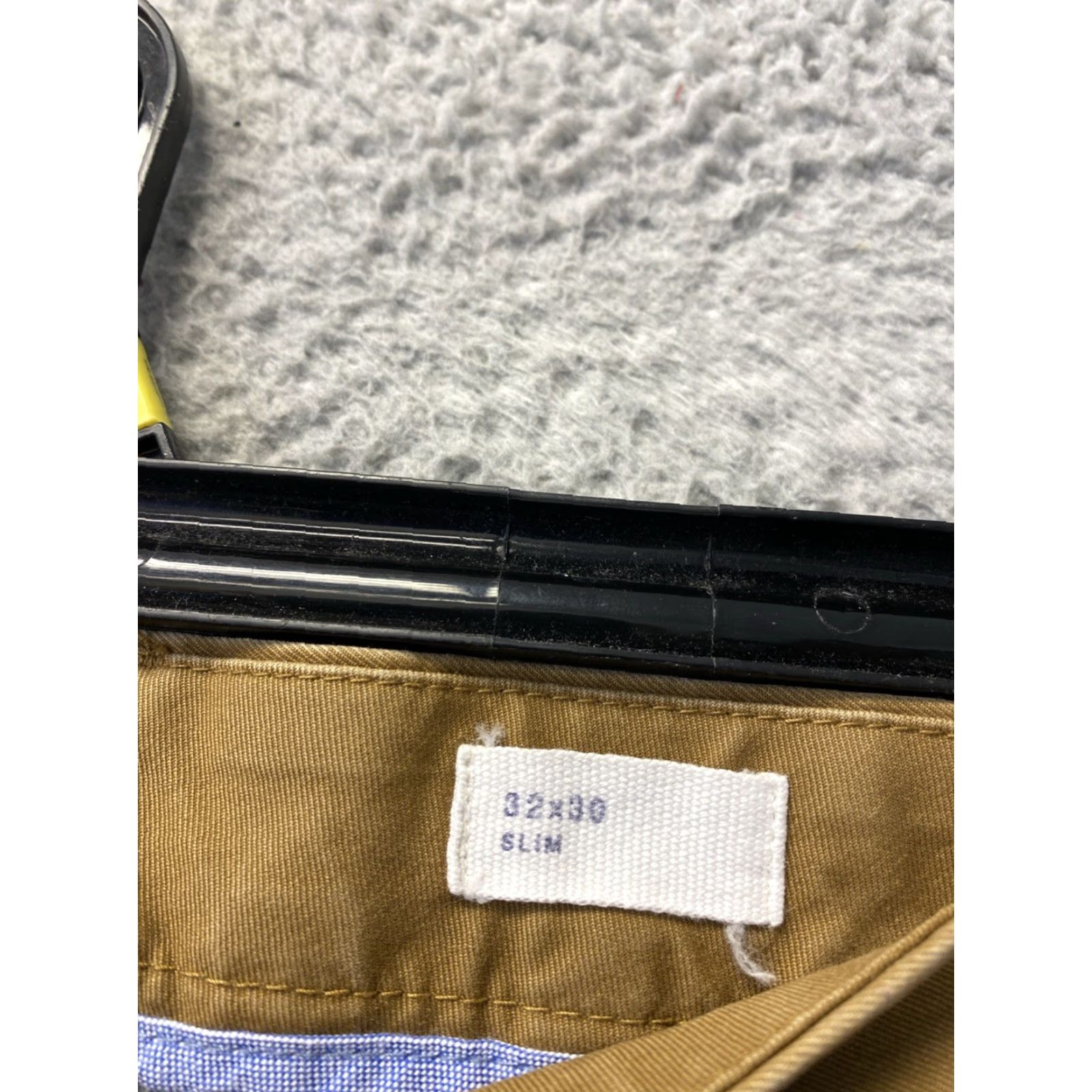 Gap GAP Pants Mens Slim Chino Pants Dark Hazel Size 32x30 Regular Straight Zip Button Front City Commute Size US 32 / EU 48 - 4 Thumbnail