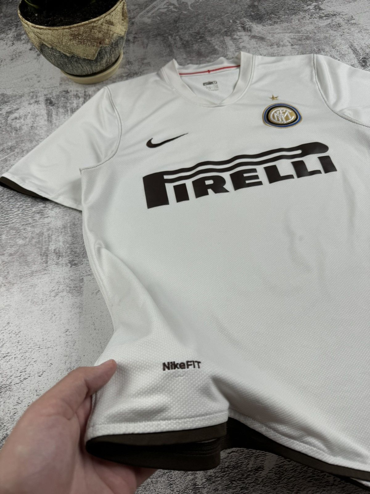 Nike Inter Milan Italy Away Jersey 2008/2009 Season Nike T Shirt Size US M / EU 48-50 / 2 - 14 Thumbnail