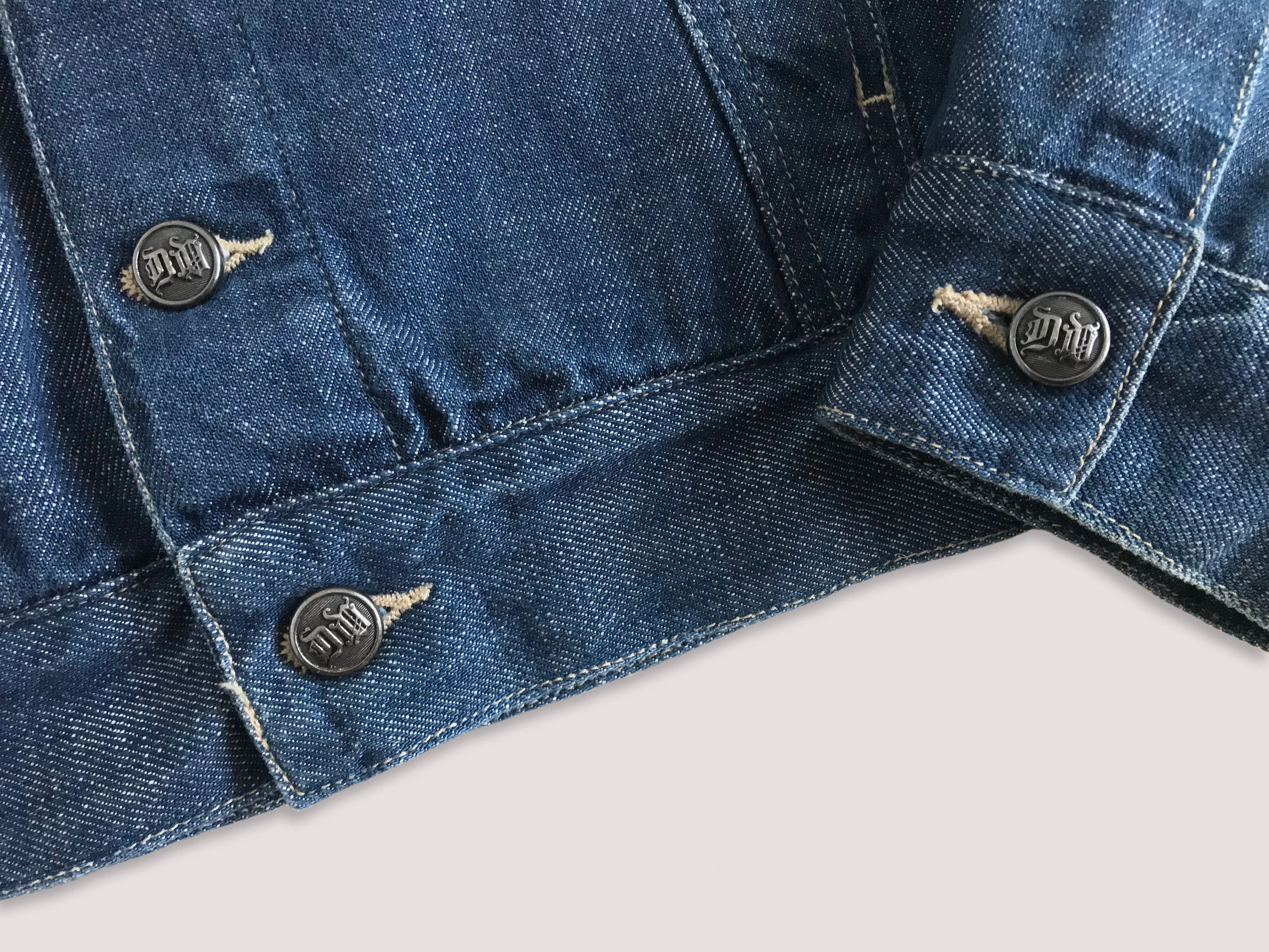Versace Jeans Couture Vintage 90s Y2K VERSACE DeVILLE Denim Jacket Boxy Fit Unisex Size US M / EU 48-50 / 2 - 9 Thumbnail