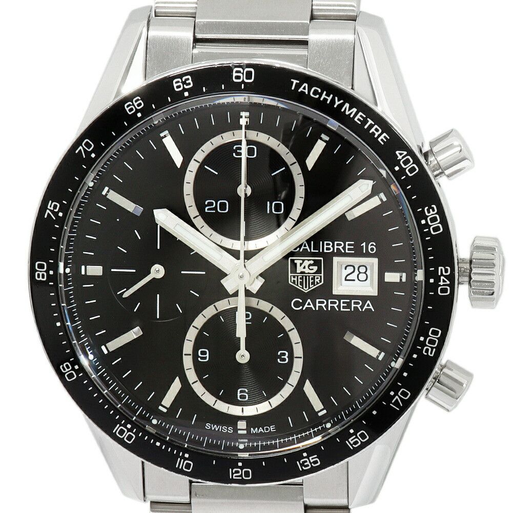 TAG Heuer TAG Heuer Carrera Calibre 16 Stainless Steel Chronograph Metal Automatic CV201AJ-0 DUTY FREE for USA