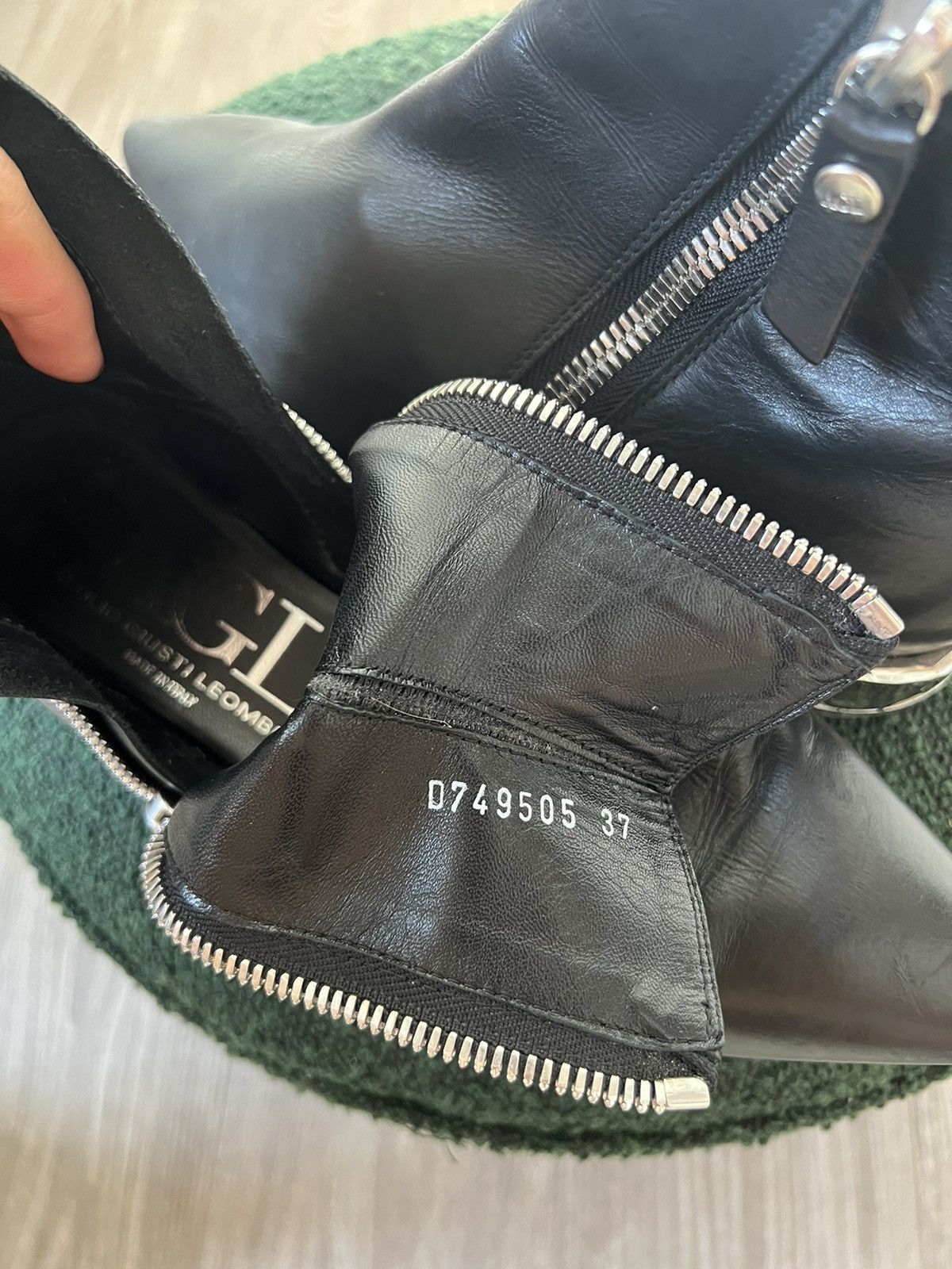 AGL × Designer ‼️Designer AGL Vero Cuoio Made in Italy NWT Pointed Toe Boots Size US 7 / IT 37 - 20 Thumbnail