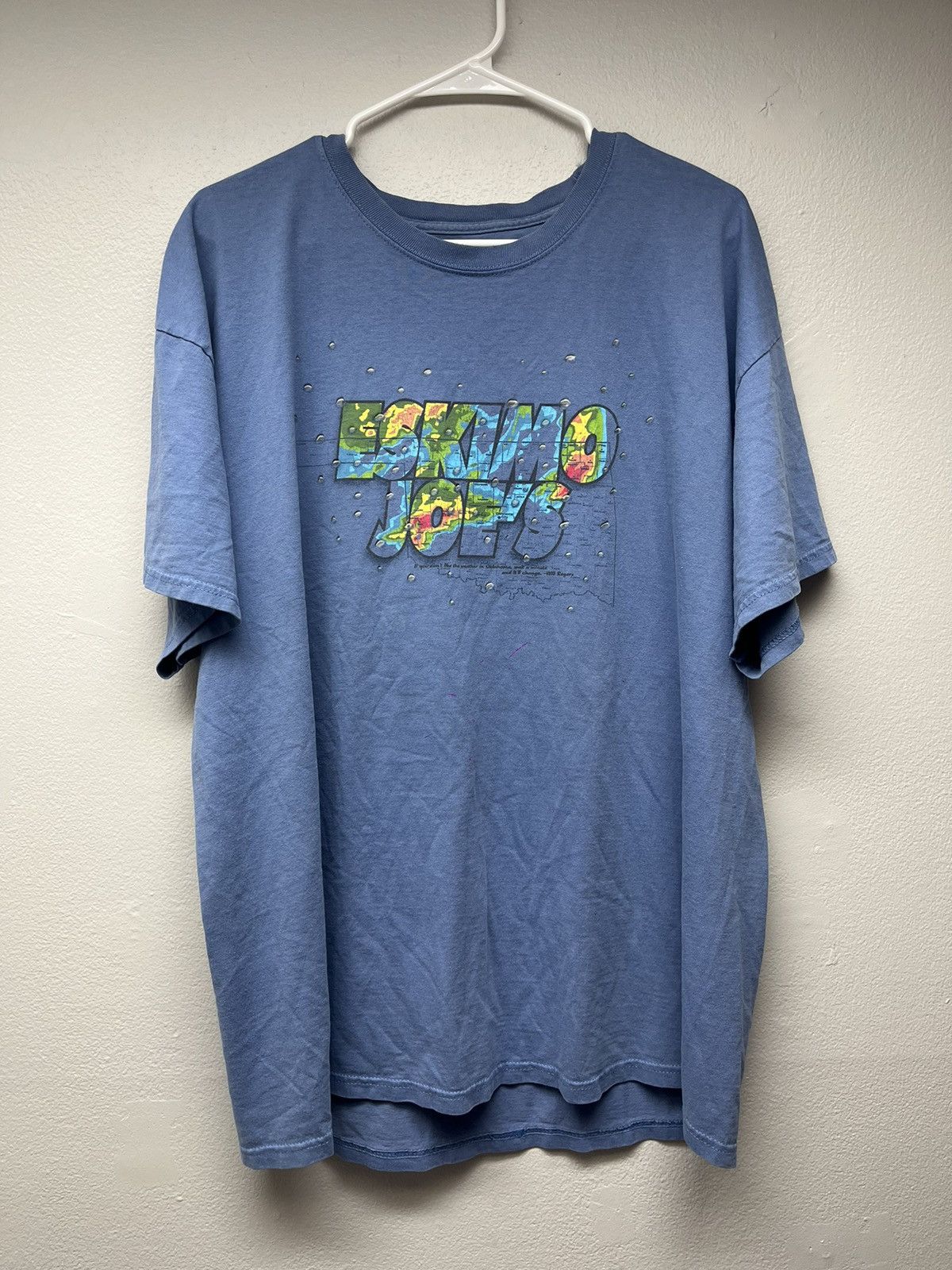 Vintage Eskimo Joes Oklahoma Wild Weather Storm Chasers Tshirt Size US XL / EU 56 / 4 - 2 Thumbnail