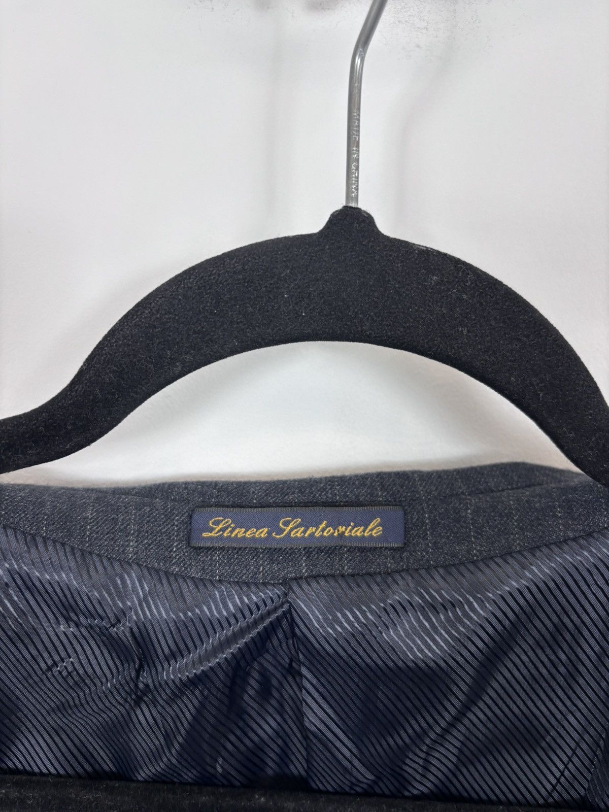 Other Linea Sartoriale Milano Men’s Blue/Grey Wool Blazer Jacket Size 46R - 18 Thumbnail