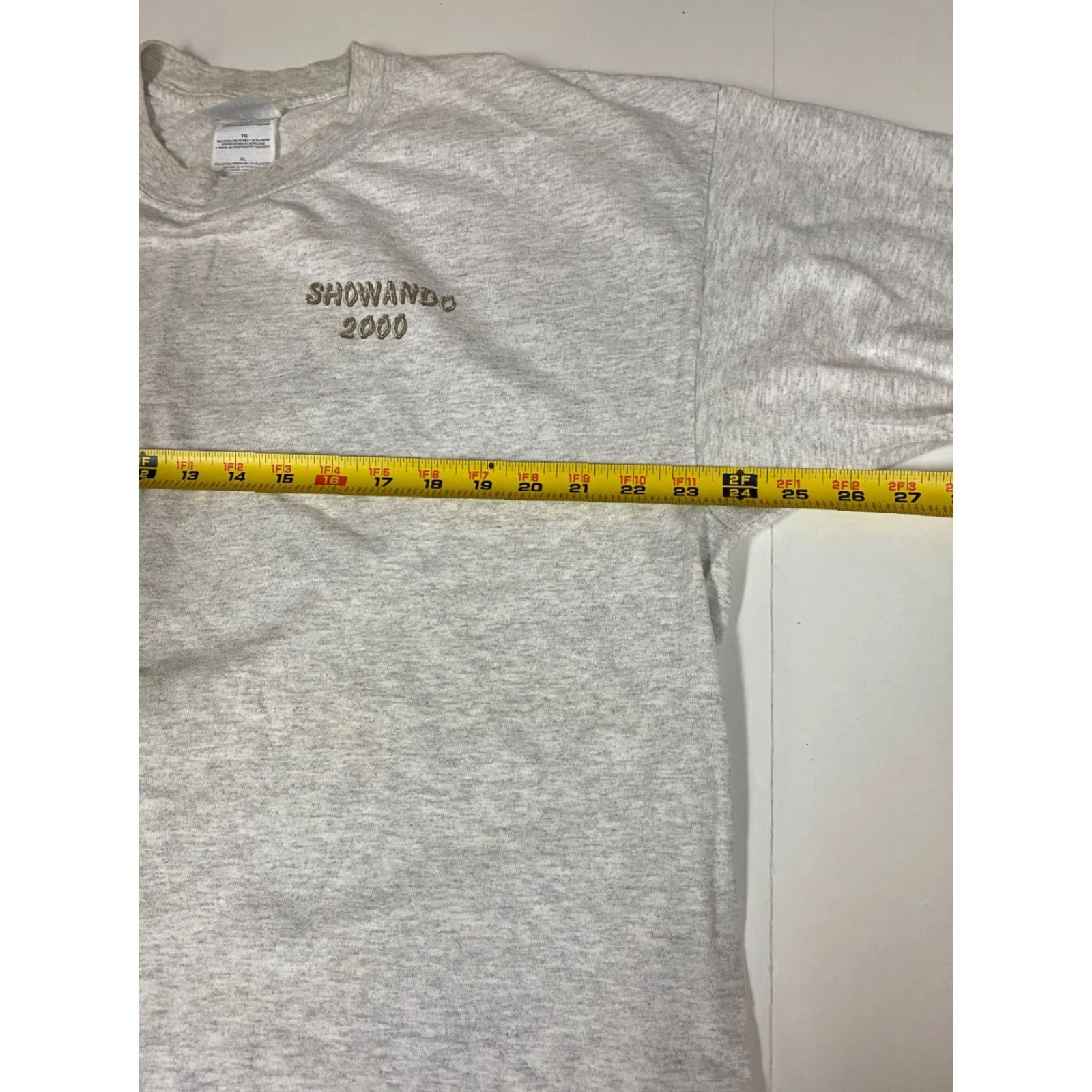 Gildan Gildan Mens Shirt XL Gray Crew Neck Cotton Short Sleeve Logo Atlanta Woodcraft Vintage: No Size US XL / EU 56 / 4 - 6 Thumbnail