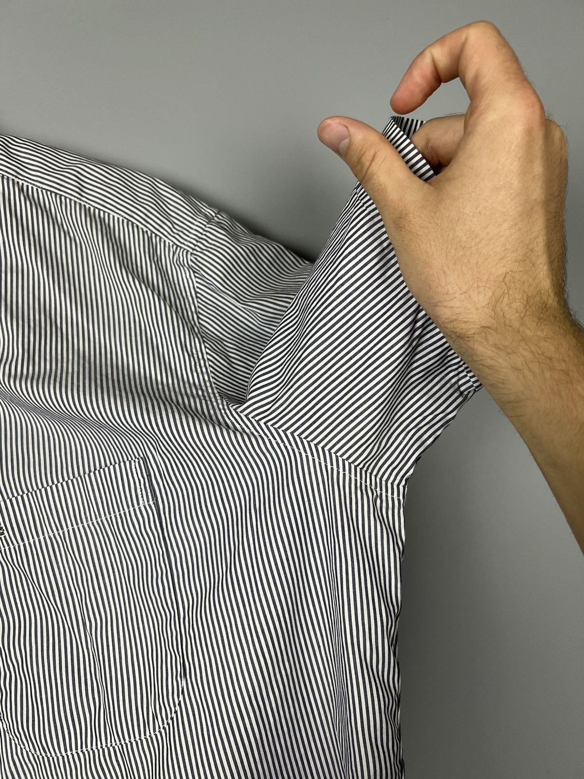 Lacoste × Vintage Vintage Lacoste short sleeve button up stripe shirt Size US L / EU 52-54 / 3 - 8 Thumbnail