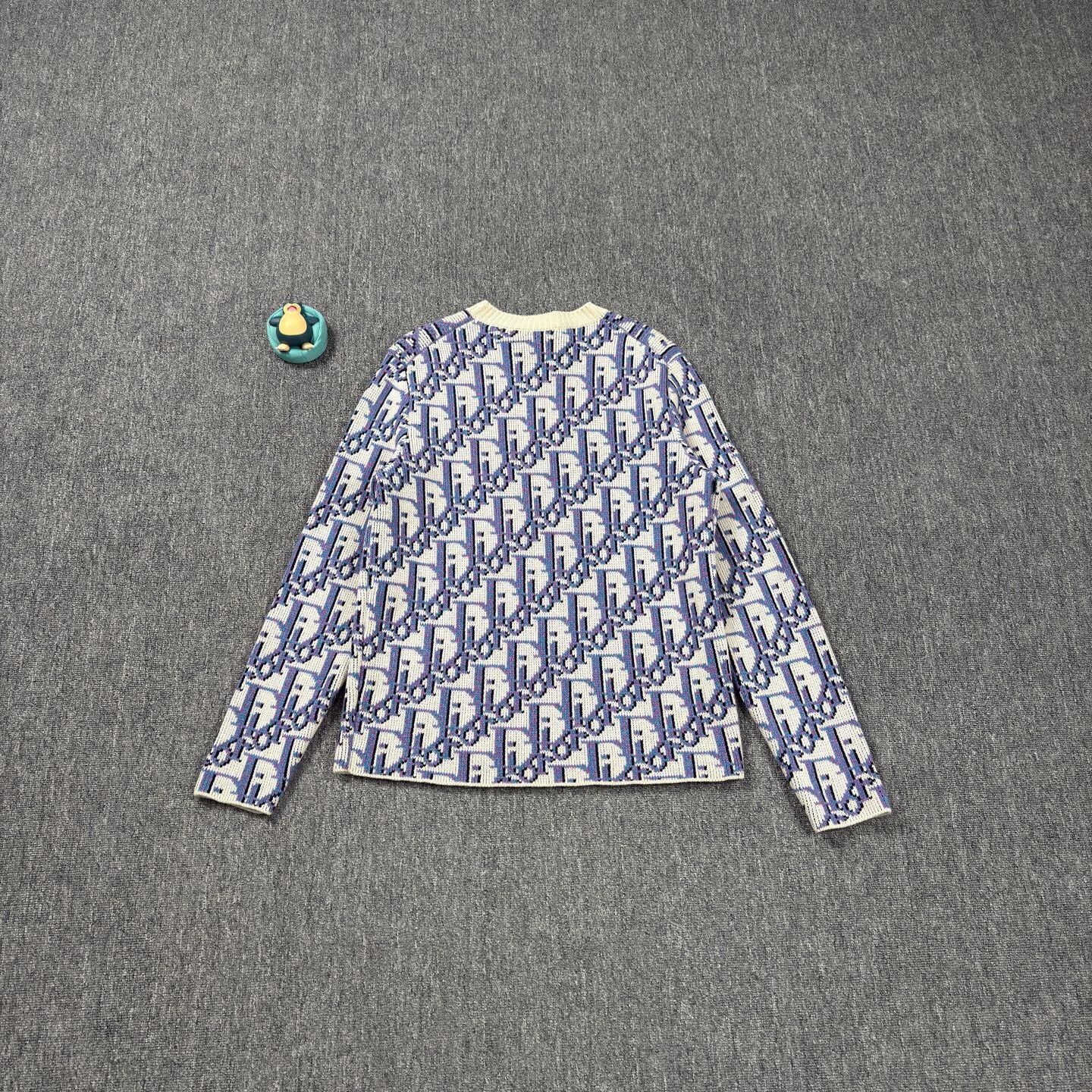 Dior Dior Stussy collaboration all-over print sweater Size US M / EU 48-50 / 2 - 2 Thumbnail