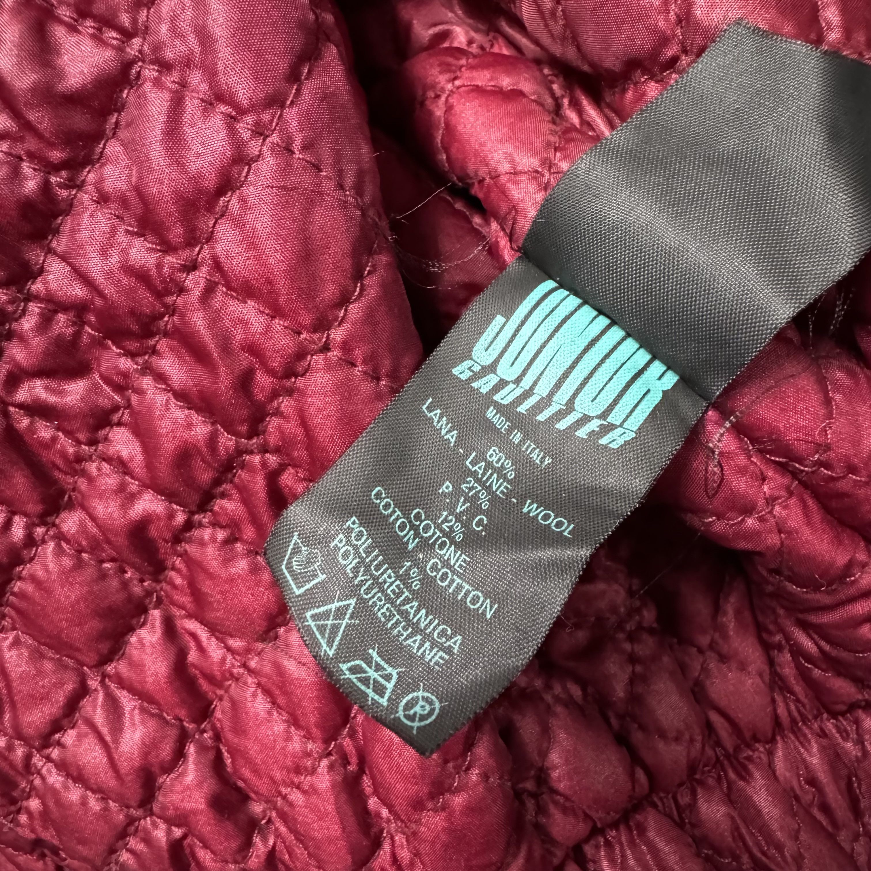 Jean Paul Gaultier × Vintage JEAN PAUL JUNIOR GAULTIER 80S WOOL LEATHER BOMBER JACKET Size M / US 6-8 / IT 42-44 - 8 Thumbnail
