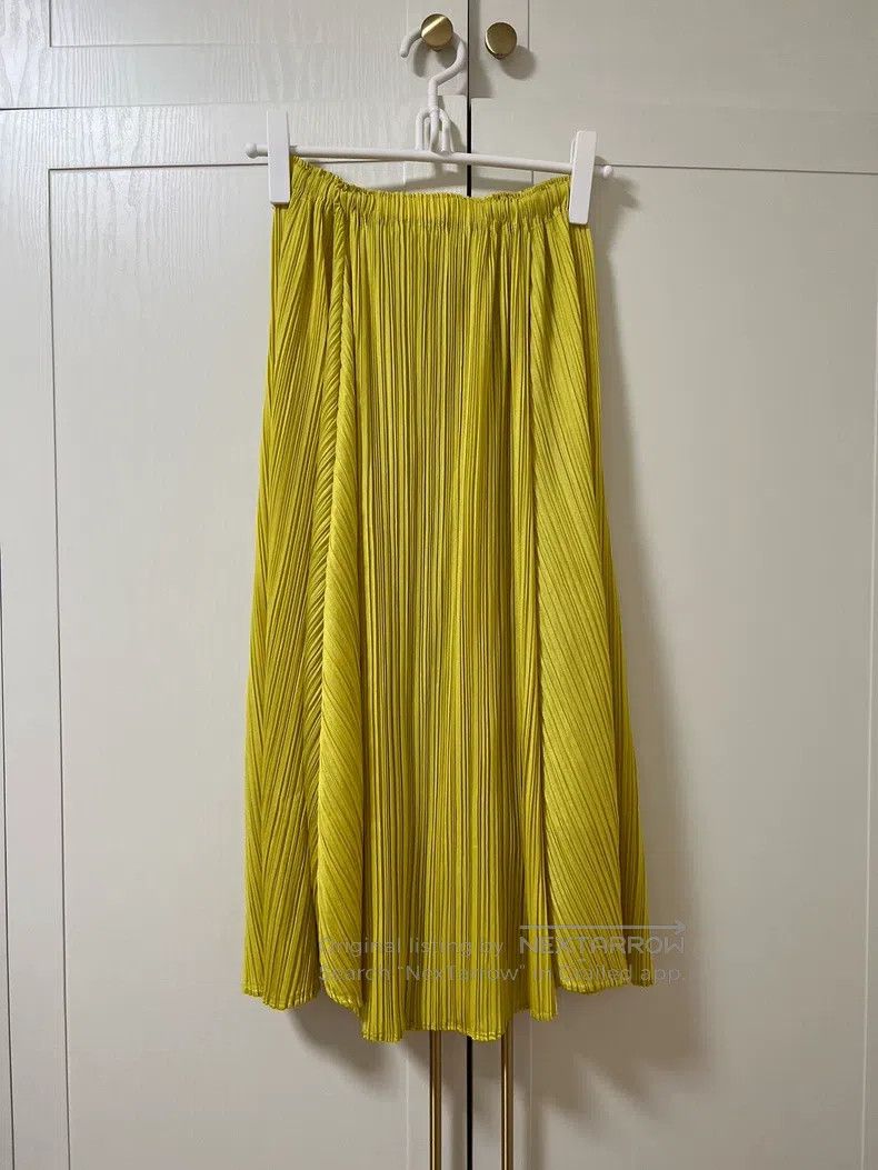 Issey Miyake Issey Miyake size:1 Petal Skirt Yellow Size 22" - 2 Thumbnail