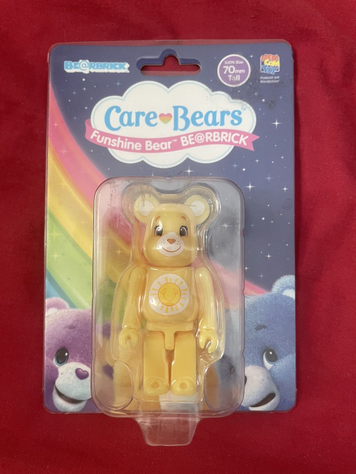 Medicom Toy Care Bears Funshine Bear Bearbrick 100% Size ONE SIZE - 1 Thumbnail