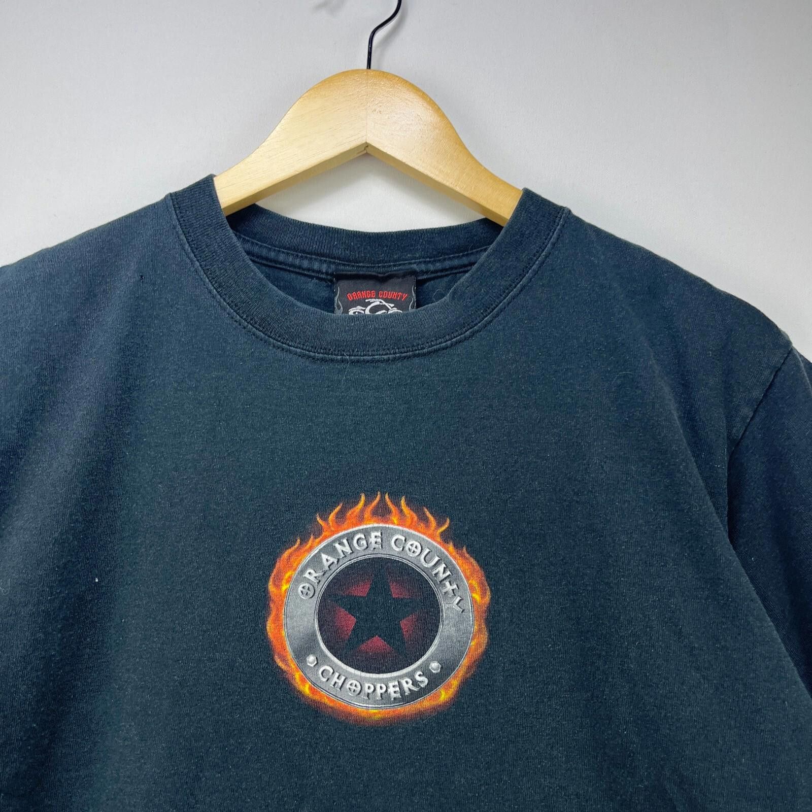 Vintage Vintage Y2K Orange County Choppers Flames T-shirt Medium Size US M / EU 48-50 / 2 - 5 Thumbnail