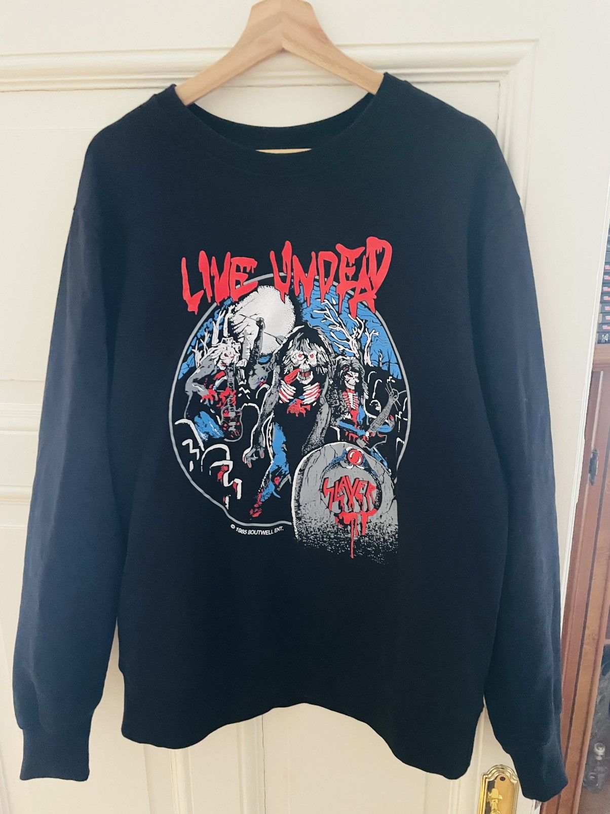 Other SLAYER crewneck live undead sweater metal Size US XL / EU 56 / 4 - 1 Thumbnail