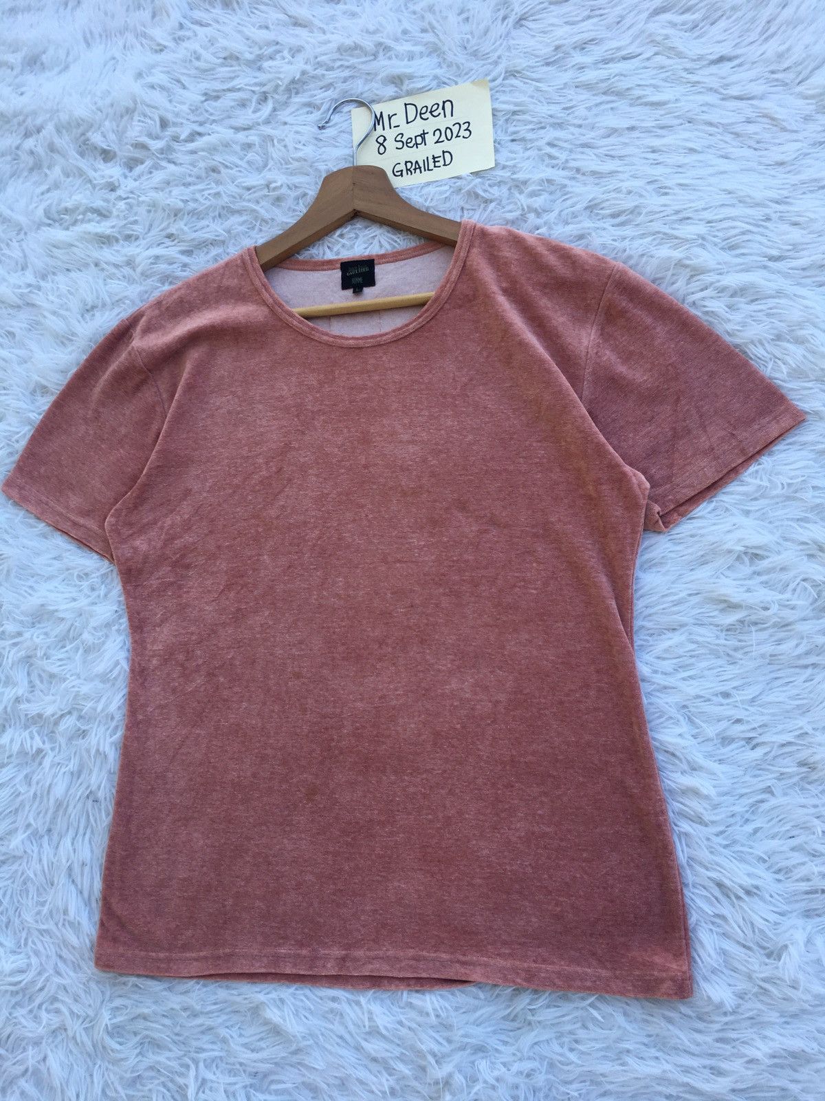 Jean Paul Gaultier Rare Vintage Jean Paul Gaultier Homme Velvet Tshirt Size US M / EU 48-50 / 2 - 3 Thumbnail