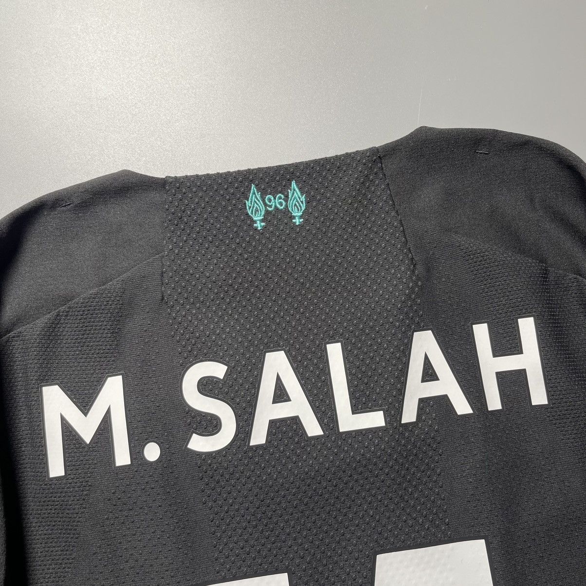 New Balance × Vintage NWT LIVERPOOL NB 2019/2020 FOOTBALL THIRD JERSEY #11 SALAH Size US L / EU 52-54 / 3 - 14 Thumbnail