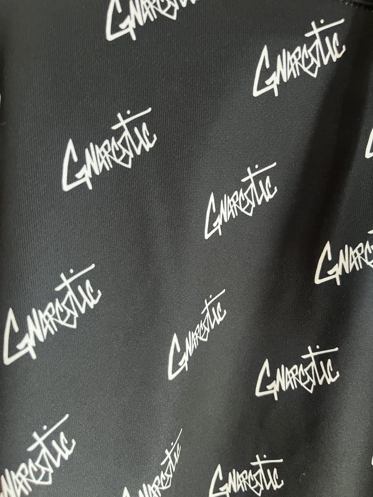 Gnarcotic Gnarcotic All-Over Logo Print Black Hoodie XL Size US XL / EU 56 / 4 - 3 Thumbnail