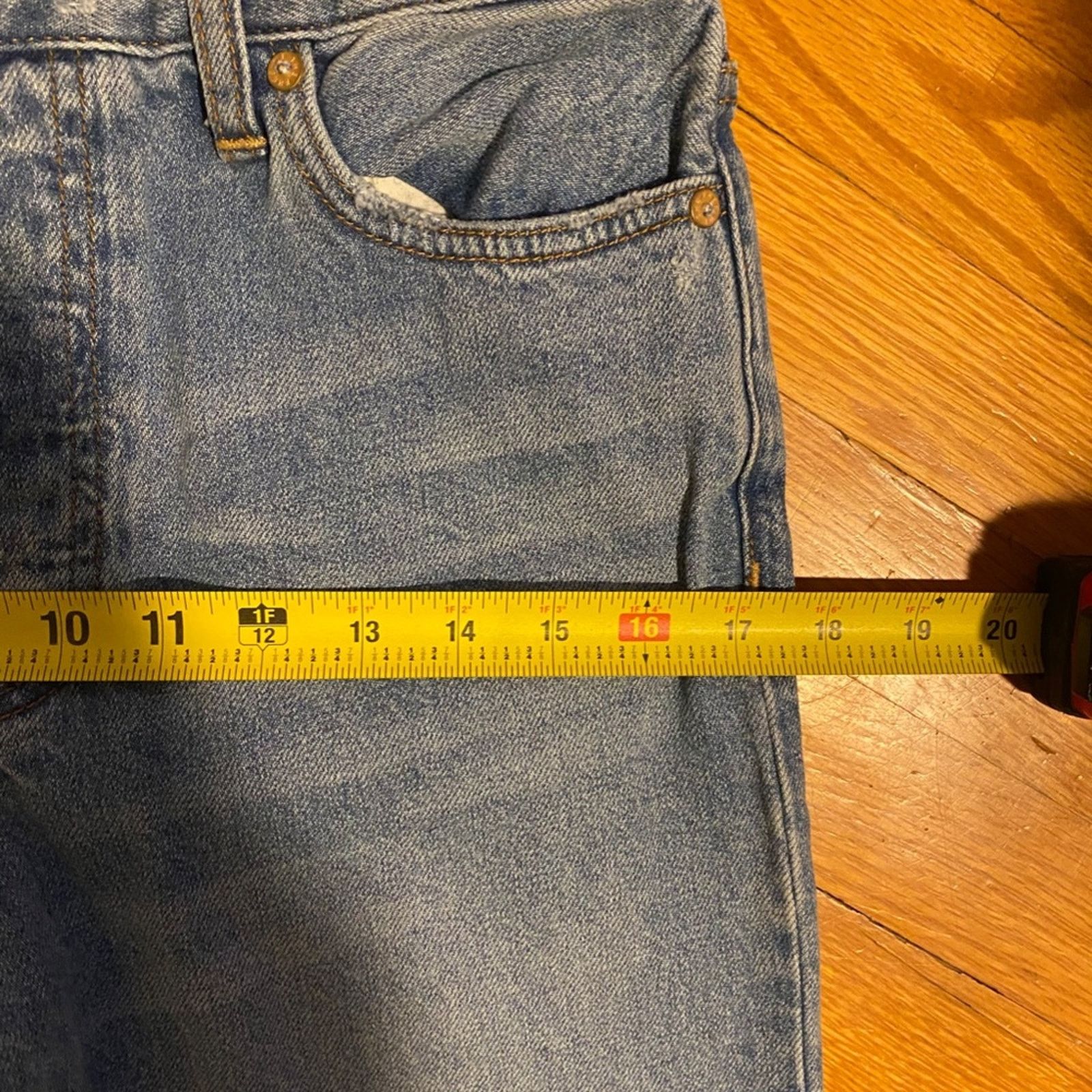 Free People Free People High-Rise Regular Button Fly Raw Hem Jeans - 26 Size 26" / US 2 / IT 38 - 11 Thumbnail