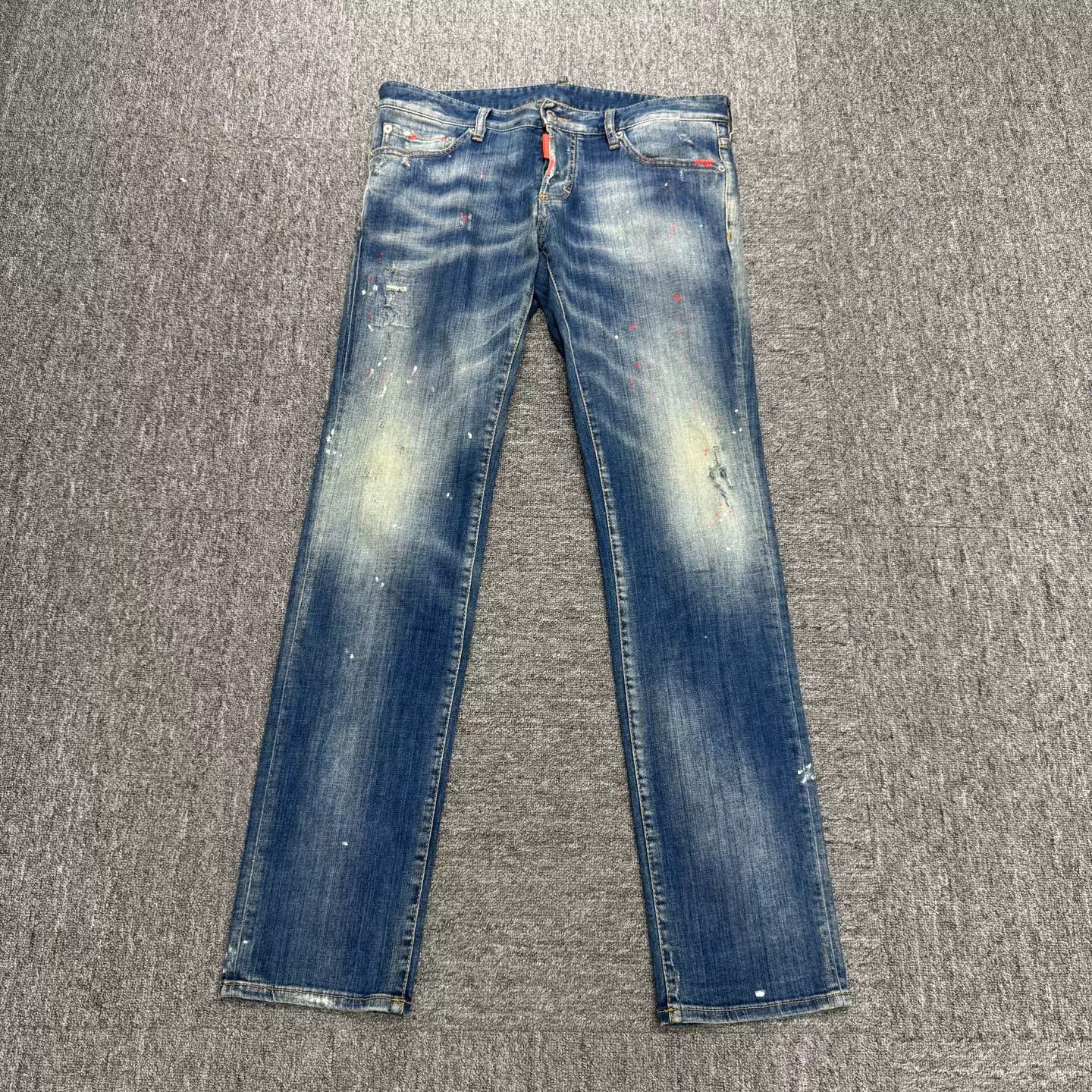 Dsquared2 Dsquared2 Paint Splatter Distressed Jeans Size US 32 / EU 48 - 1 Thumbnail