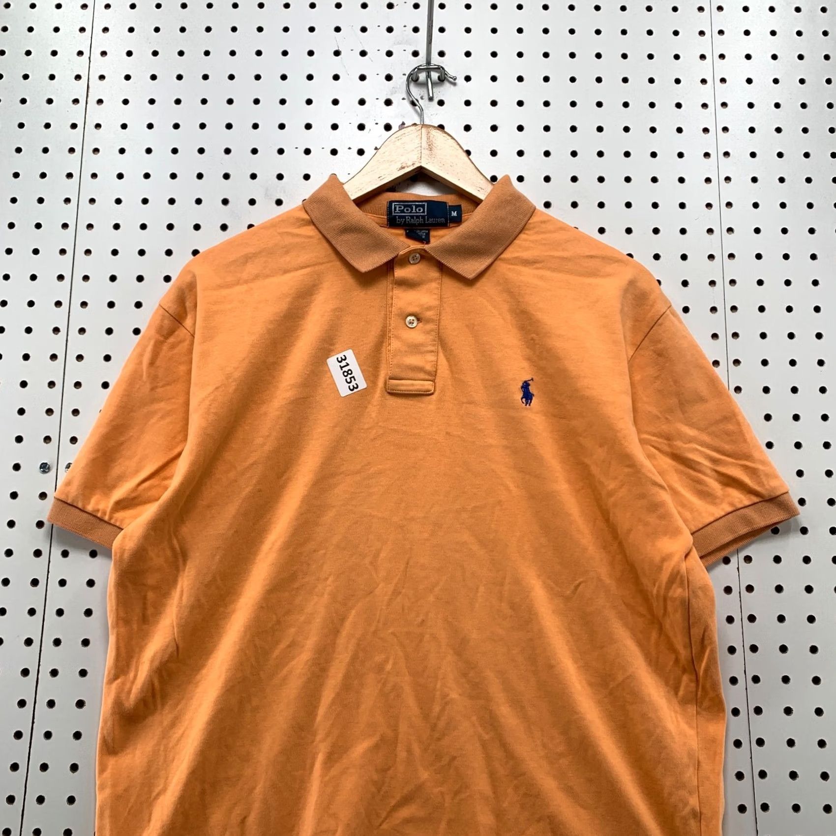 Ralph Lauren Ralph Lauren Polo Shirt Men M Orange Blue Pony Collared Short Sleeve Size US M / EU 48-50 / 2 - 2 Thumbnail