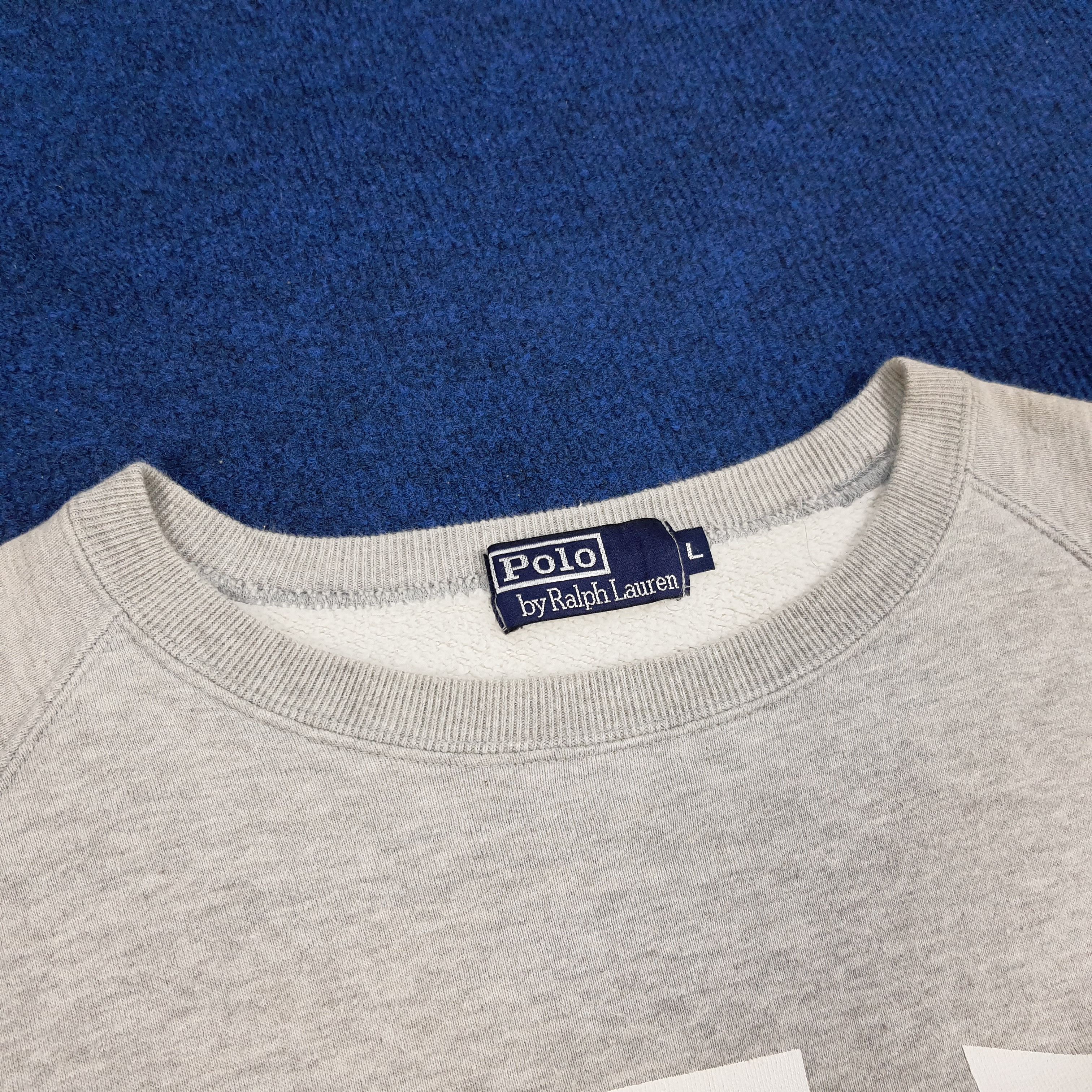 Polo Ralph Lauren × Vintage Vintage Polo by Ralph Lauren United States Flag Sweatshirt Size US M / EU 48-50 / 2 - 4 Thumbnail