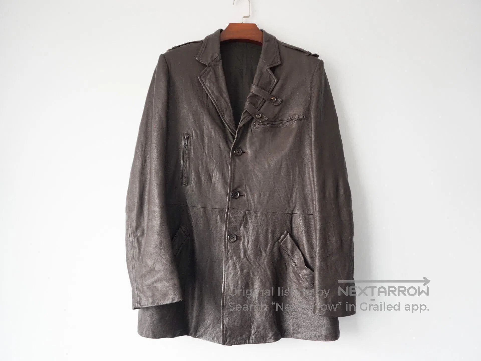 Yohji Yamamoto Yohji Yamamoto 2006AW Leather Jacket. Size US M / EU 48-50 / 2 - 1 Thumbnail