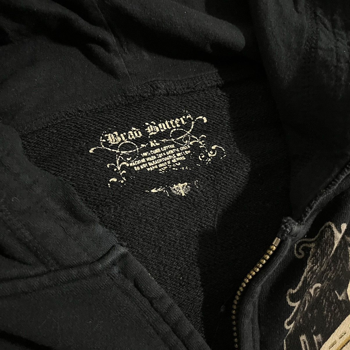 Affliction × Tapout × Vintage Crazy Vintage Y2K Affliction Style Grunge Goth Zip-Up Hoodie Size US XL / EU 56 / 4 - 6 Thumbnail