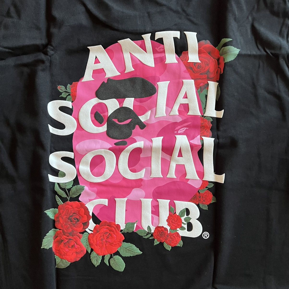 Anti Social Social Club × Bape Bape x Anti Social Social Club Roses Tee Size US L / EU 52-54 / 3 - 1 Thumbnail