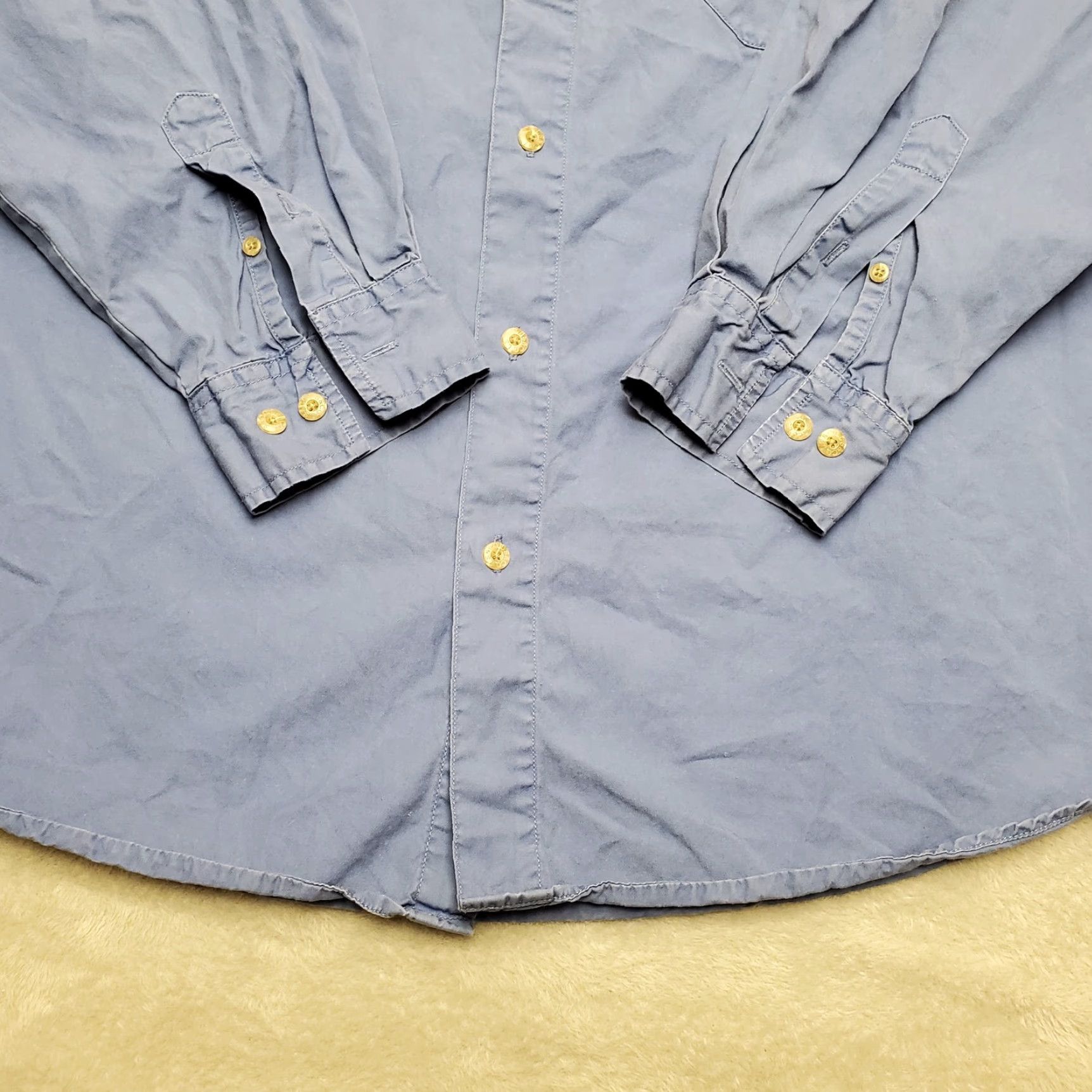 Levi's Levi's Jeans Shirt Mens XL Blue Button-Down Red Tab 100% Cotton Outdoor Casual Shirt Mens XL Blue Denim Button-Up Casual Outdoor Red Tab 100% Cotton Size US XL / EU 56 / 4 - 4 Thumbnail