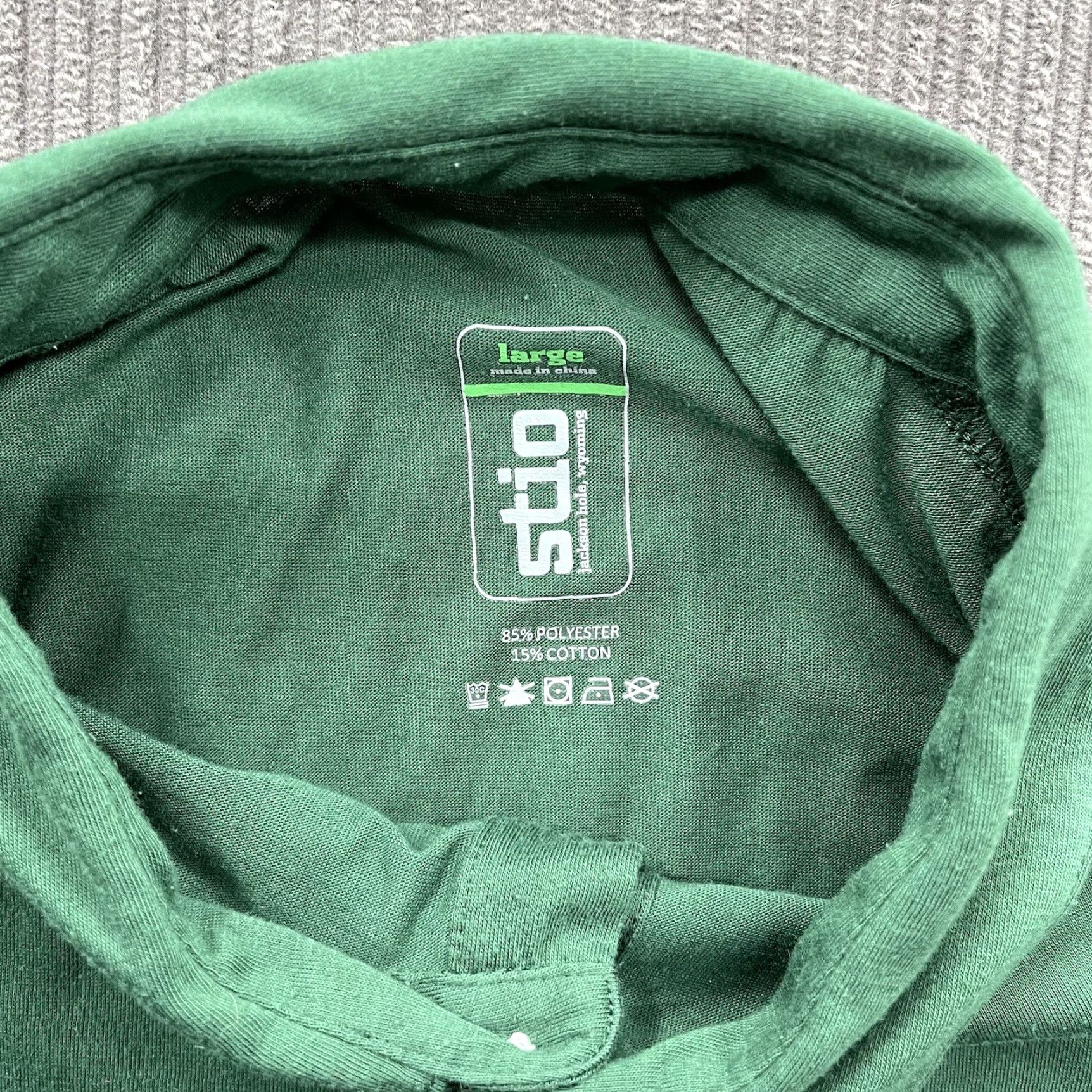 Vintage Stio Polo Shirt Men L Green Polyester Outdoors Polo Shirt Casual Shirt Shirt L Green Polo Short Sleeve Collared Size US L / EU 52-54 / 3 - 3 Thumbnail