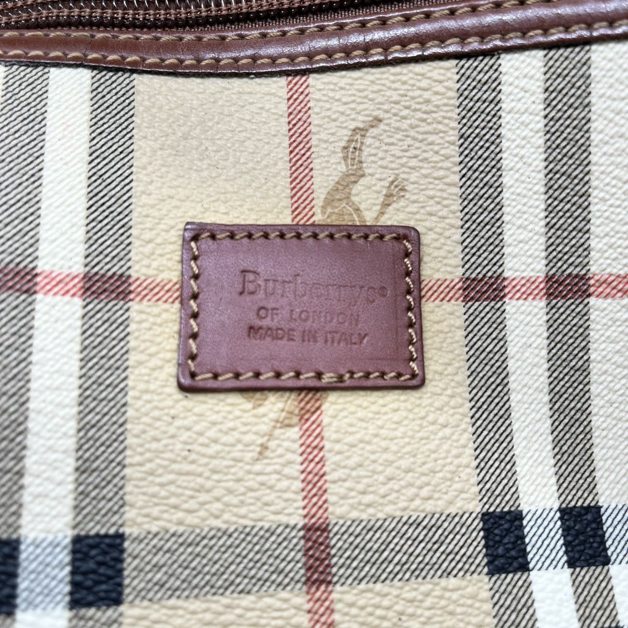 Burberry Vintage Burberrys Boston Bag Nova Check Size ONE SIZE - 9 Thumbnail