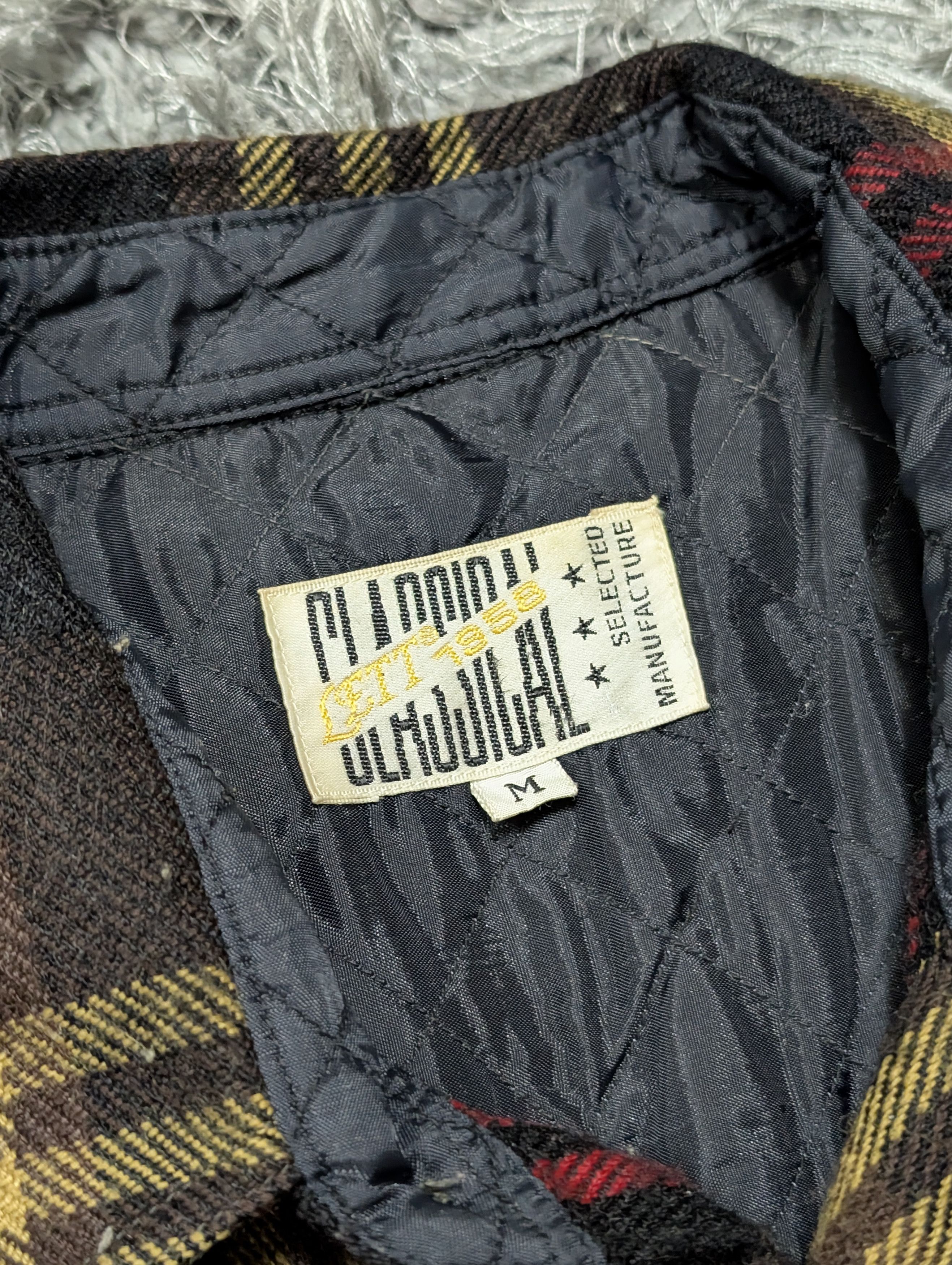 Vintage Classical Let's 1958 Checkered Flannel Jacket Button Up Size US M / EU 48-50 / 2 - 7 Thumbnail