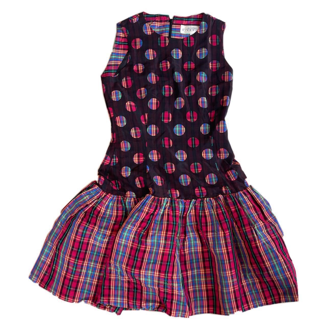 Givenchy Givenchy Checkered Polka Dot Drop Waist Sless Dress Size M / US 6-8 / IT 42-44 - 1 Thumbnail