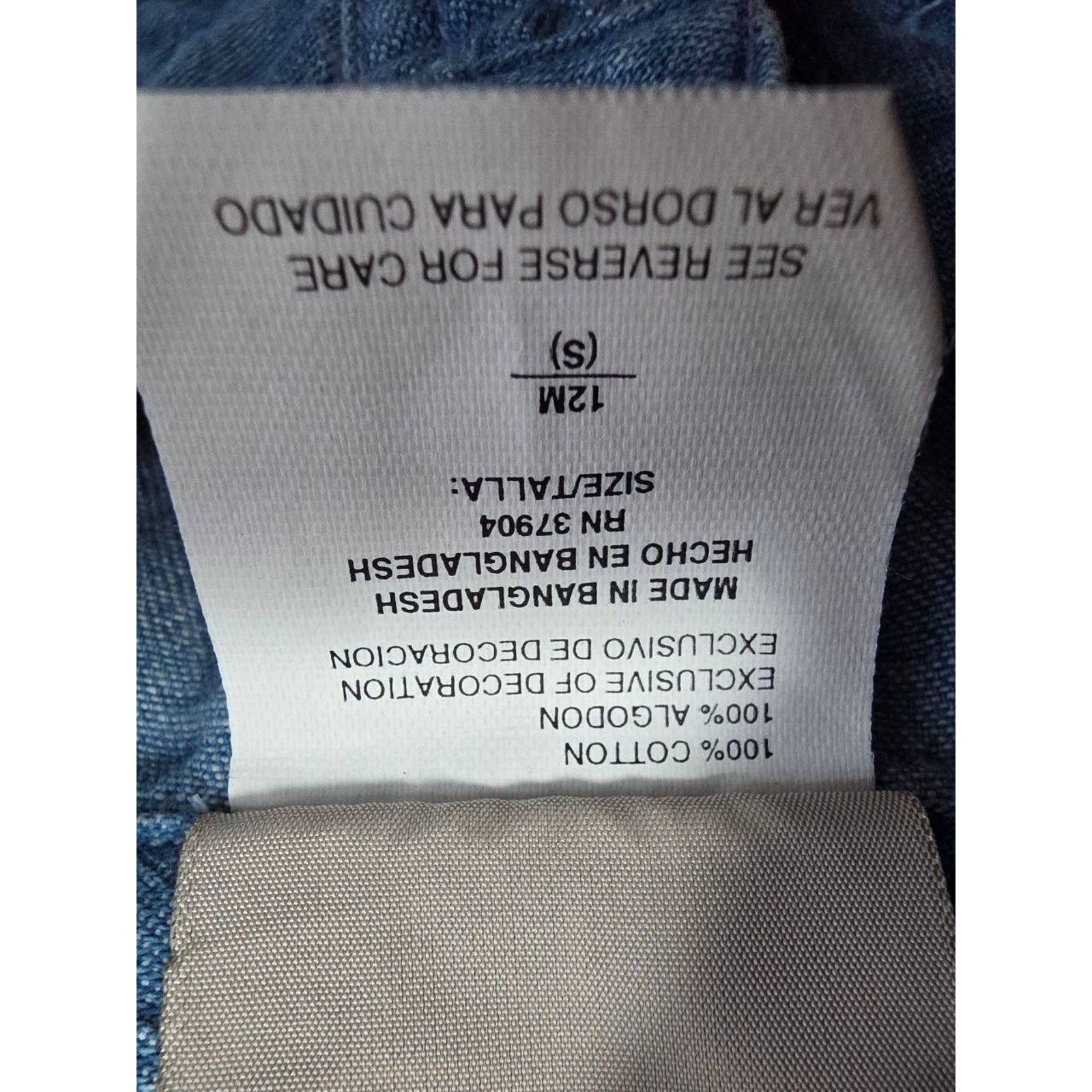 & Other Stories Eclipse Vintage Denim Button Up Long Sleeve M A001821 Size US M / EU 48-50 / 2 - 5 Thumbnail