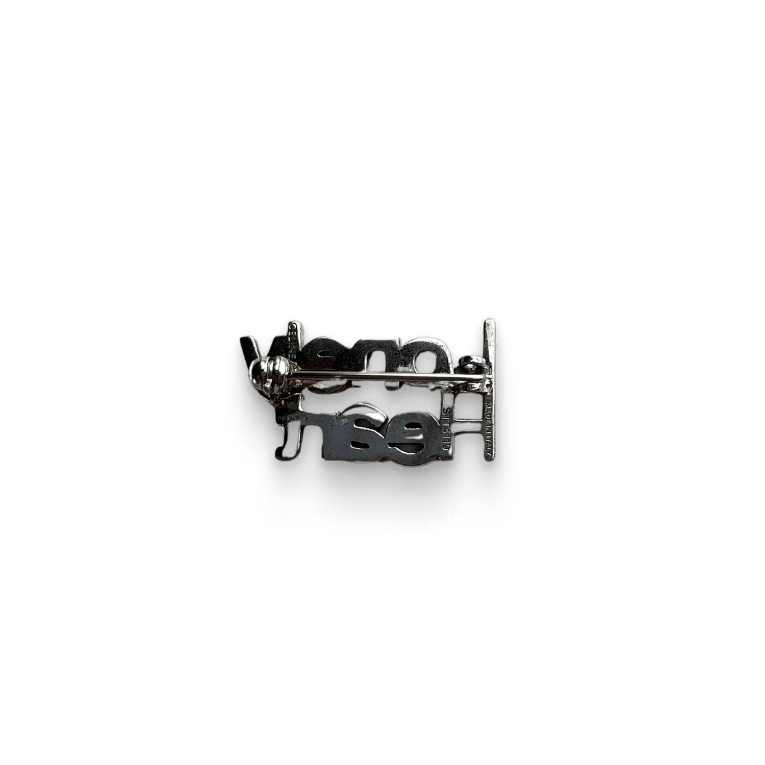 Celine Celine Lonely Heart Silver Brooch Size ONE SIZE - 3 Thumbnail