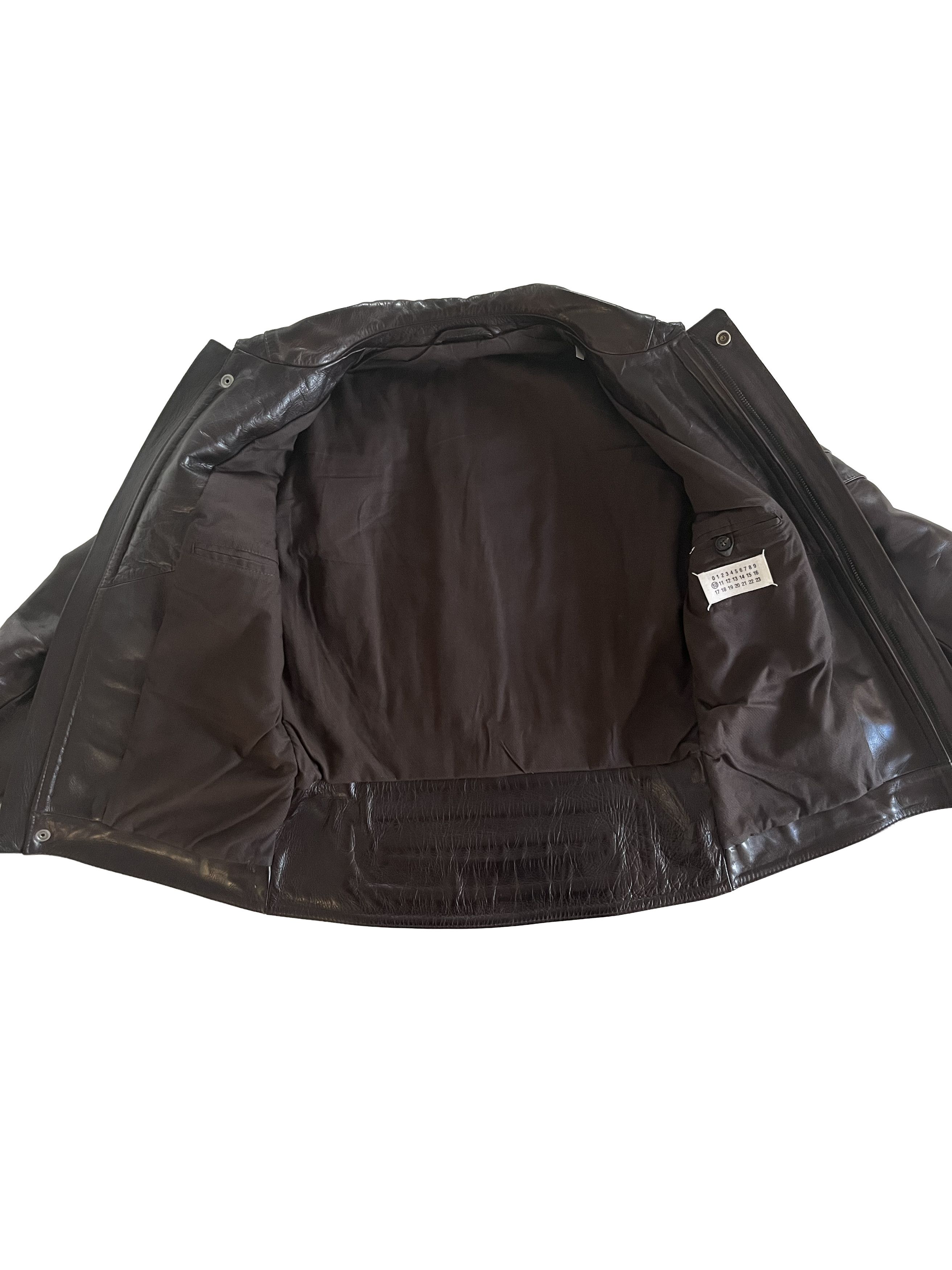 Maison Margiela Martin Margiela vintage runway leather jacket Size US M / EU 48-50 / 2 - 3 Thumbnail