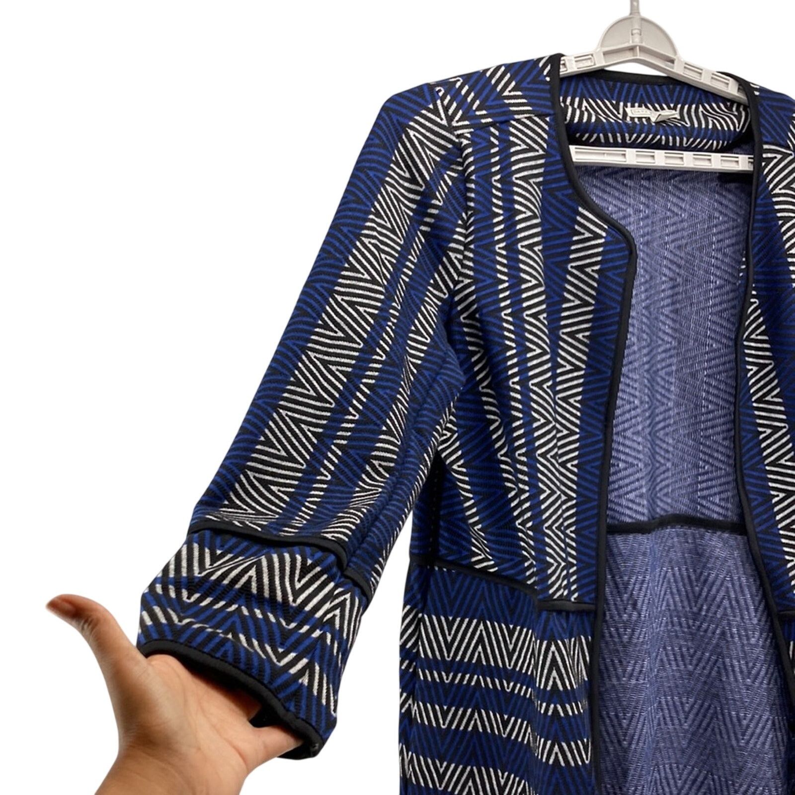 Other Dana Buchman Warm Luxe Cardigan Duster blue black sz XL Size XL / US 12-14 / IT 48-50 - 4 Thumbnail