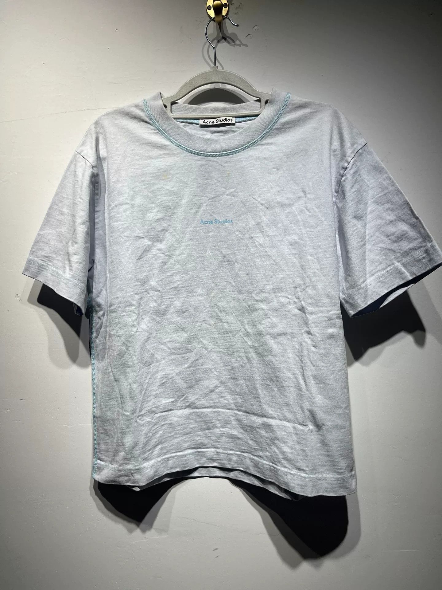 Acne Studios Acne Studios Printed Blue T-Shirt XS Women Size XS / US 0-2 / IT 36-38 - 1 Thumbnail