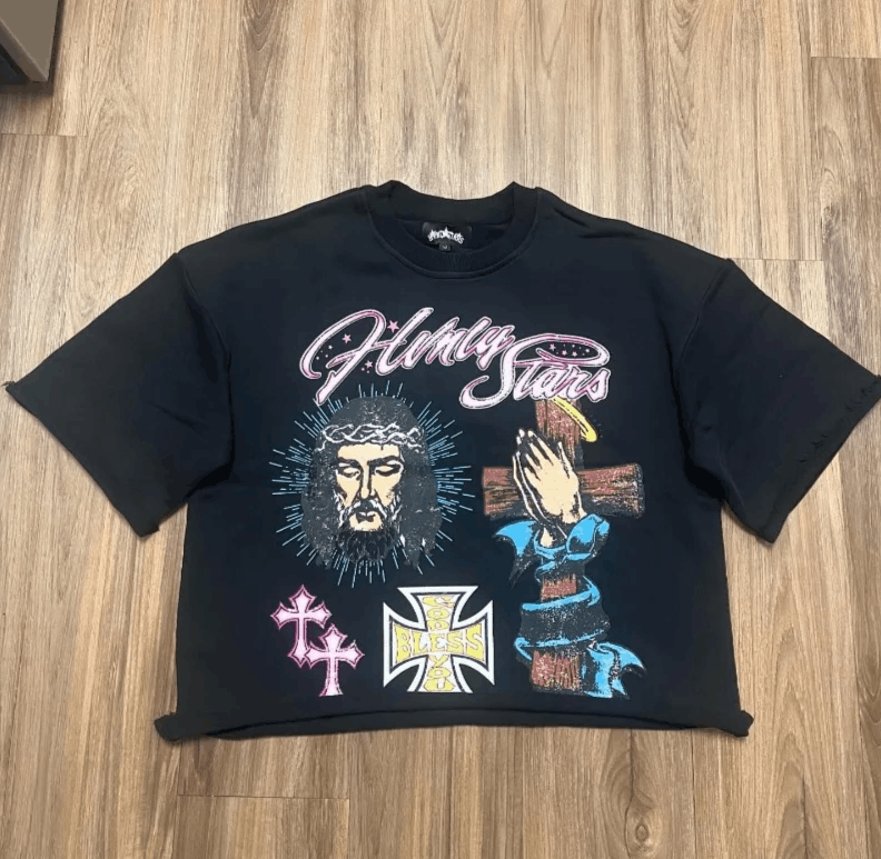 11 casual Short sleeve Cross letter